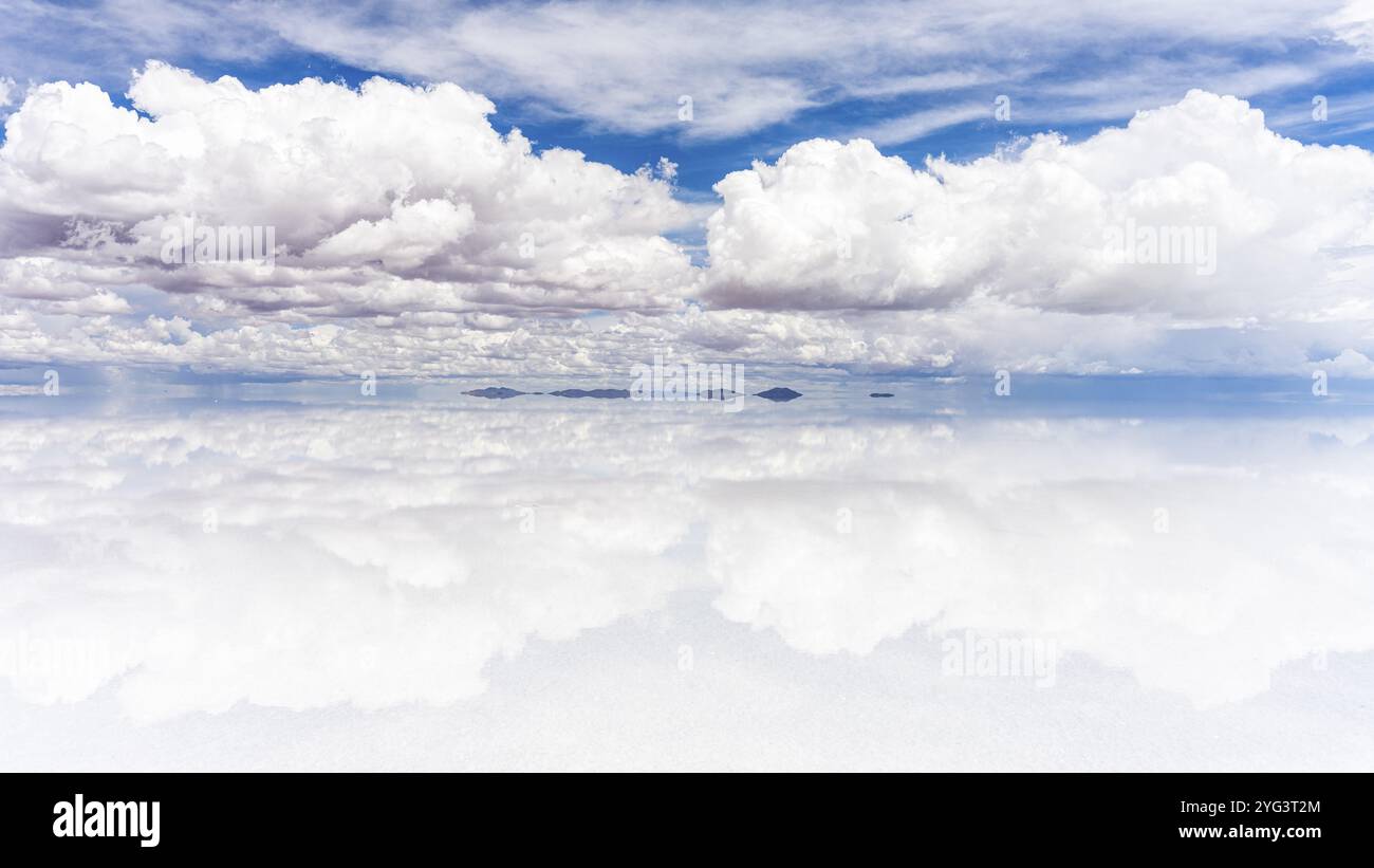 Salar de Uyuni, Uyuni, Bolivien, Südamerika Stockfoto