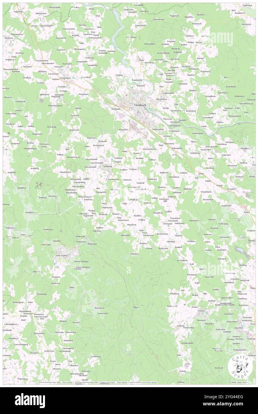 Kollnburg, Niederbayern, DE, Deutschland, Bayern, n 49 2' 47''', N 12 51' 40''', Karte, Cartascapes Map, veröffentlicht 2024. Erkunden Sie Cartascapes, eine Karte, die die vielfältigen Landschaften, Kulturen und Ökosysteme der Erde enthüllt. Reisen Sie durch Zeit und Raum und entdecken Sie die Verflechtungen der Vergangenheit, Gegenwart und Zukunft unseres Planeten. Stockfoto