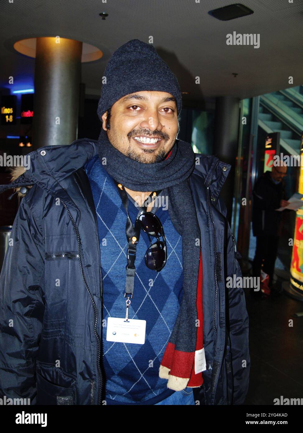 Indischer Independent Regisseur Anurag Kashyap während der Berliner Filmfestspiele 2012. Stockfoto