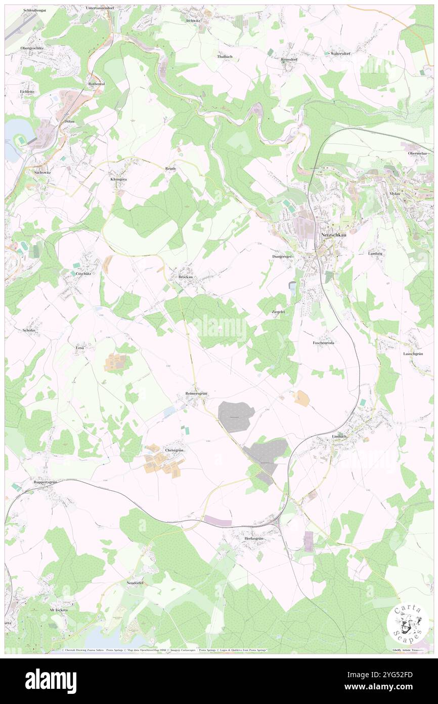 Kuhberg, DE, Deutschland, Sachsen, N 50 35' 57''', N 12 13' 18''', Karte, Cartascapes Map, veröffentlicht 2024. Erkunden Sie Cartascapes, eine Karte, die die vielfältigen Landschaften, Kulturen und Ökosysteme der Erde enthüllt. Reisen Sie durch Zeit und Raum und entdecken Sie die Verflechtungen der Vergangenheit, Gegenwart und Zukunft unseres Planeten. Stockfoto