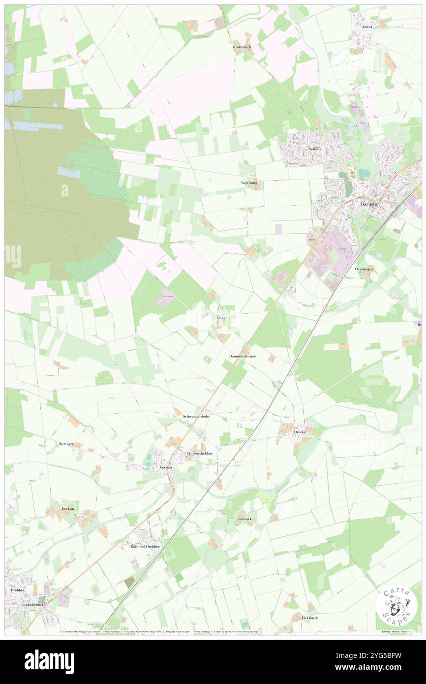 Maekel, DE, Deutschland, Niedersachsen, N 52 41' 31''', N 8 28' 1''', Karte, Cartascapes Map, veröffentlicht 2024. Erkunden Sie Cartascapes, eine Karte, die die vielfältigen Landschaften, Kulturen und Ökosysteme der Erde enthüllt. Reisen Sie durch Zeit und Raum und entdecken Sie die Verflechtungen der Vergangenheit, Gegenwart und Zukunft unseres Planeten. Stockfoto