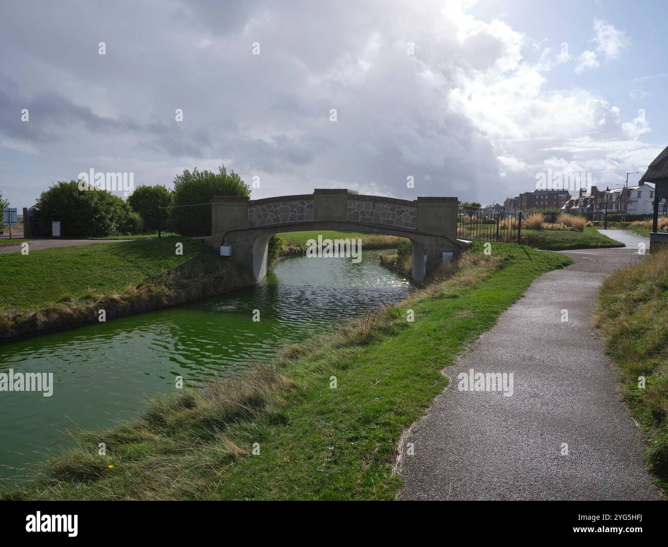 Venetian Waterway Gardens Great Yarmouth Norfolk Stockfoto