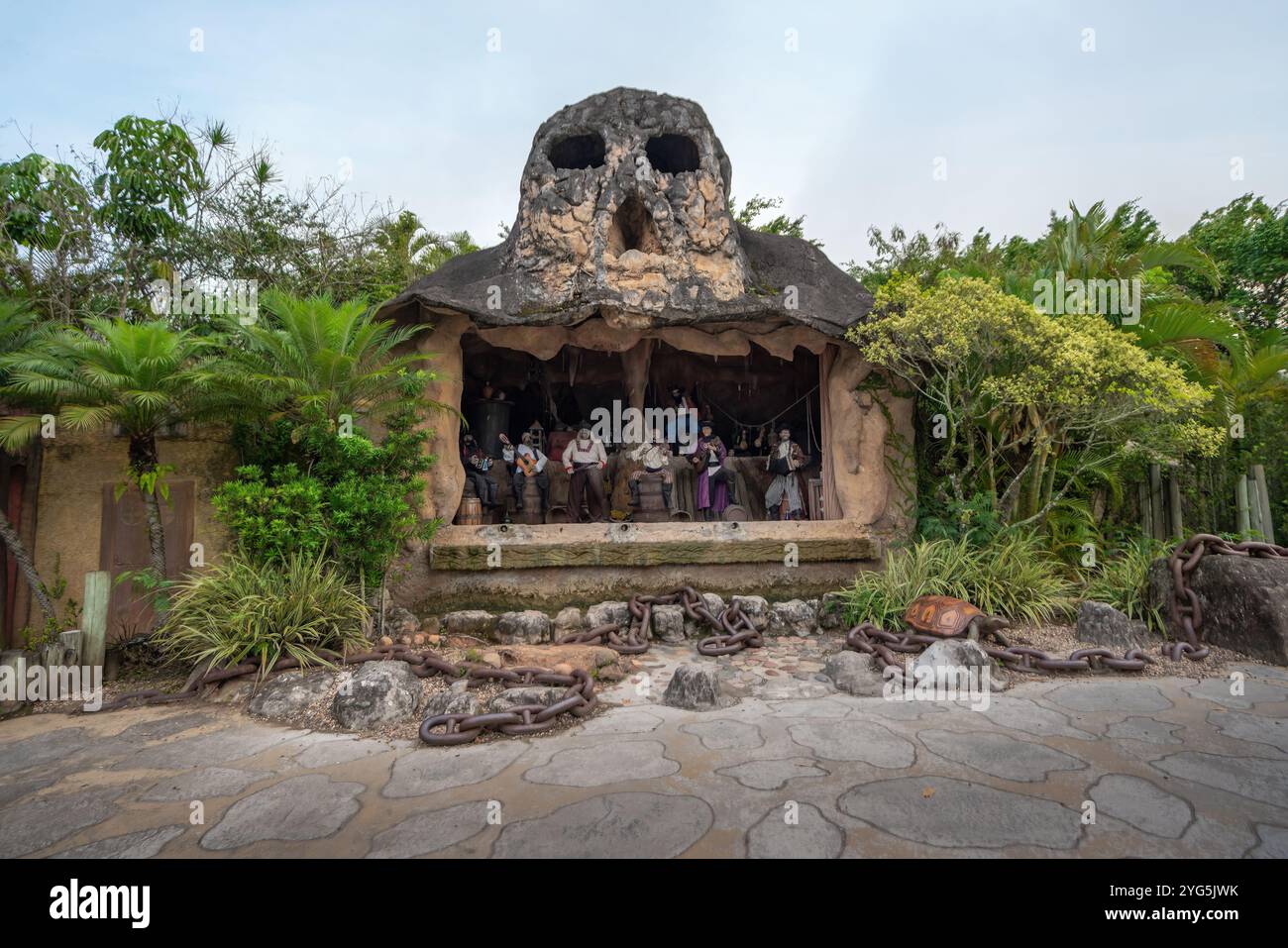 Pirate Bar - Pirates Island im Freizeitpark Beto Carrero World Stockfoto