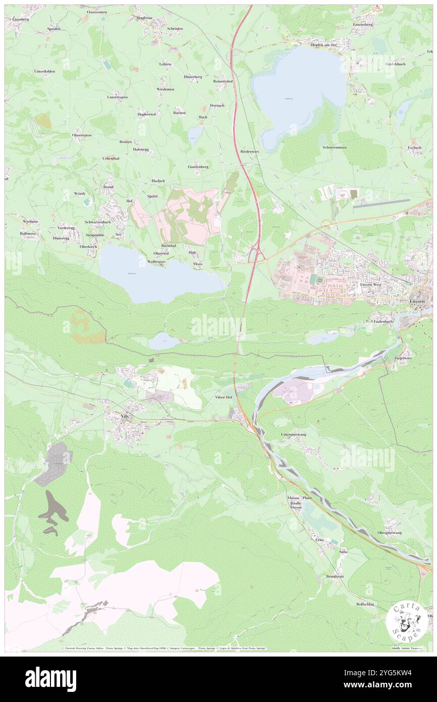 Burkenbichlberg, Schwaben, Deutschland, Bayern, n 47 33' 47''', N 10 39' 9'', Karte, Cartascapes Map, veröffentlicht 2024. Erkunden Sie Cartascapes, eine Karte, die die vielfältigen Landschaften, Kulturen und Ökosysteme der Erde enthüllt. Reisen Sie durch Zeit und Raum und entdecken Sie die Verflechtungen der Vergangenheit, Gegenwart und Zukunft unseres Planeten. Stockfoto