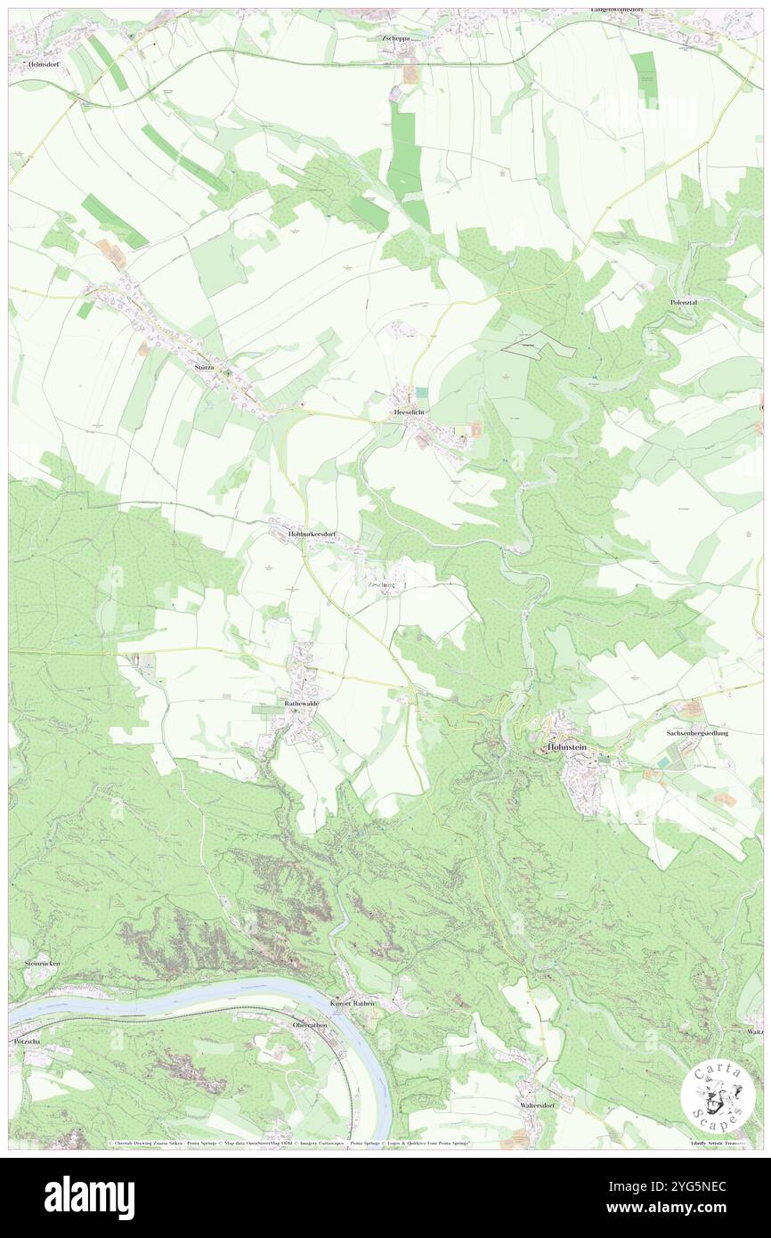 Zeschnig, DE, Deutschland, Sachsen, N 50 59' 37''', N 14 5' 13''', Karte, Cartascapes Map, veröffentlicht 2024. Erkunden Sie Cartascapes, eine Karte, die die vielfältigen Landschaften, Kulturen und Ökosysteme der Erde enthüllt. Reisen Sie durch Zeit und Raum und entdecken Sie die Verflechtungen der Vergangenheit, Gegenwart und Zukunft unseres Planeten. Stockfoto