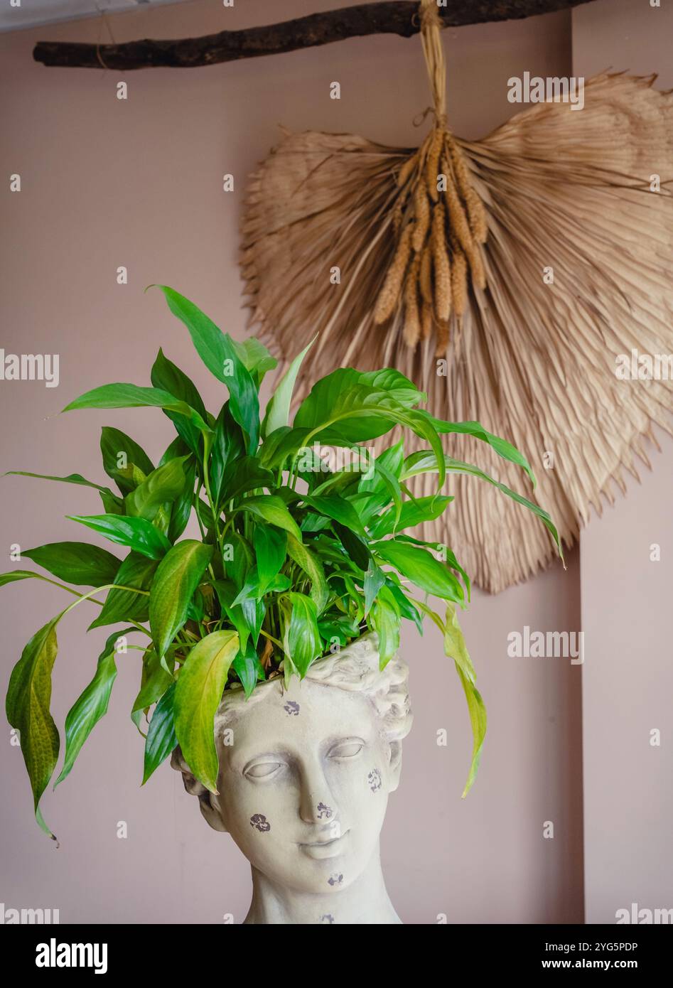 Innenraum eines Friseursalons Stockfoto
