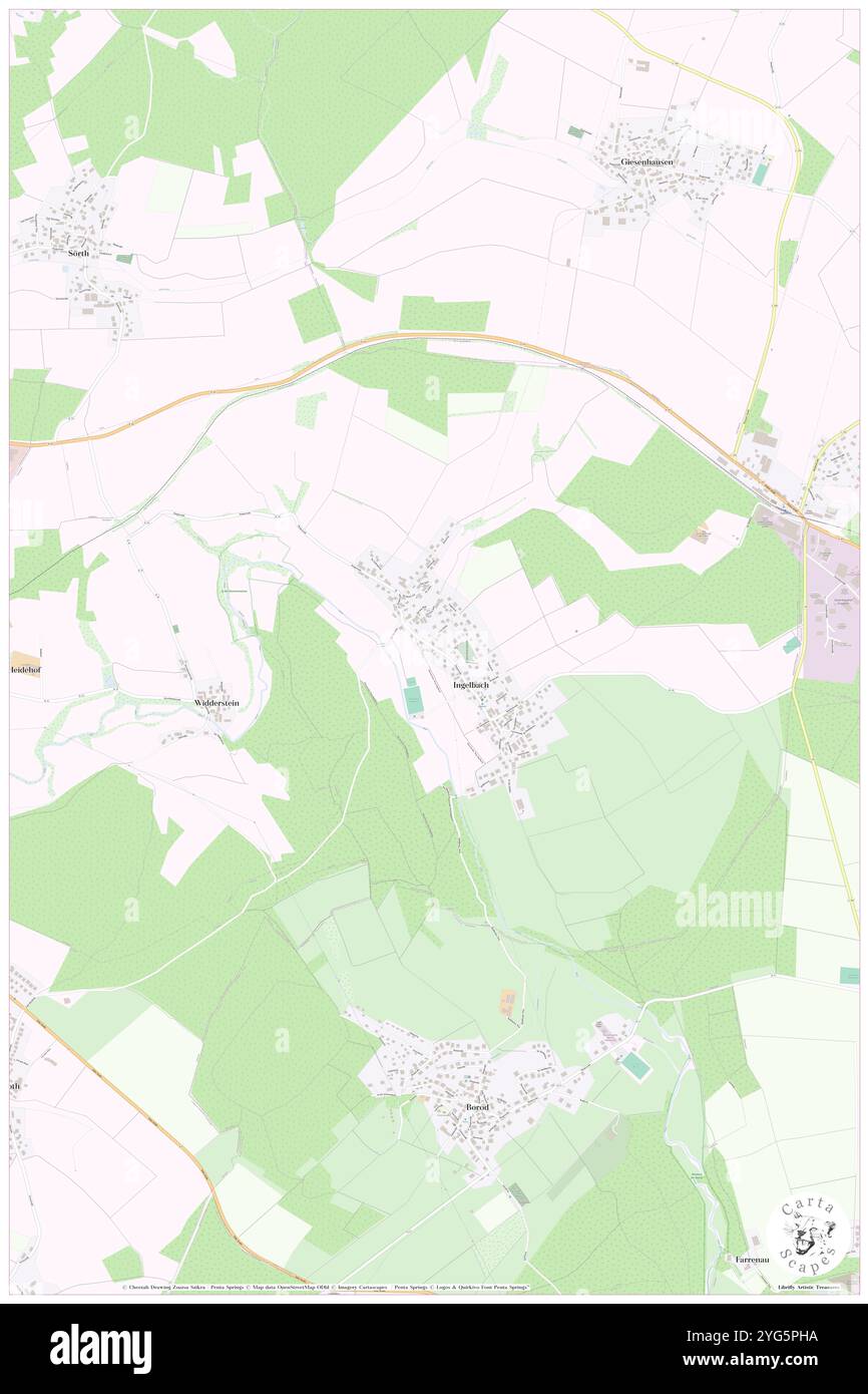 Ingelbach, DE, Deutschland, Rheinland-Pfalz, N 50 40' 59''', N 7 42' 0''', Karte, Karte, Kartenausgabe 2024. Erkunden Sie Cartascapes, eine Karte, die die vielfältigen Landschaften, Kulturen und Ökosysteme der Erde enthüllt. Reisen Sie durch Zeit und Raum und entdecken Sie die Verflechtungen der Vergangenheit, Gegenwart und Zukunft unseres Planeten. Stockfoto