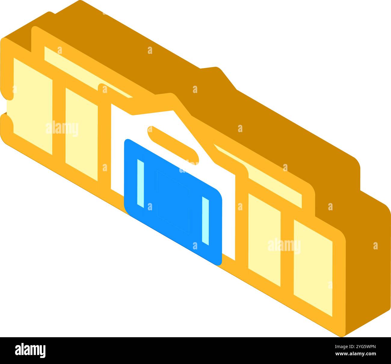 Isometrische Iconvektorgrafik des großen Ladengeschäfts Stock Vektor