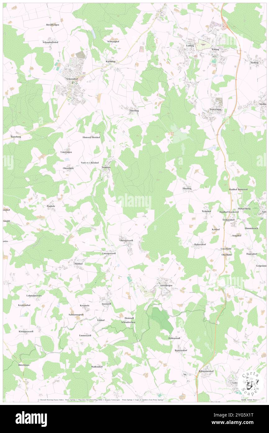 Fundberg, Oberpfalz, Deutschland, Bayern, n 49 7' 49''', N 12 36' 58''', Karte, Cartascapes Map, veröffentlicht 2024. Erkunden Sie Cartascapes, eine Karte, die die vielfältigen Landschaften, Kulturen und Ökosysteme der Erde enthüllt. Reisen Sie durch Zeit und Raum und entdecken Sie die Verflechtungen der Vergangenheit, Gegenwart und Zukunft unseres Planeten. Stockfoto