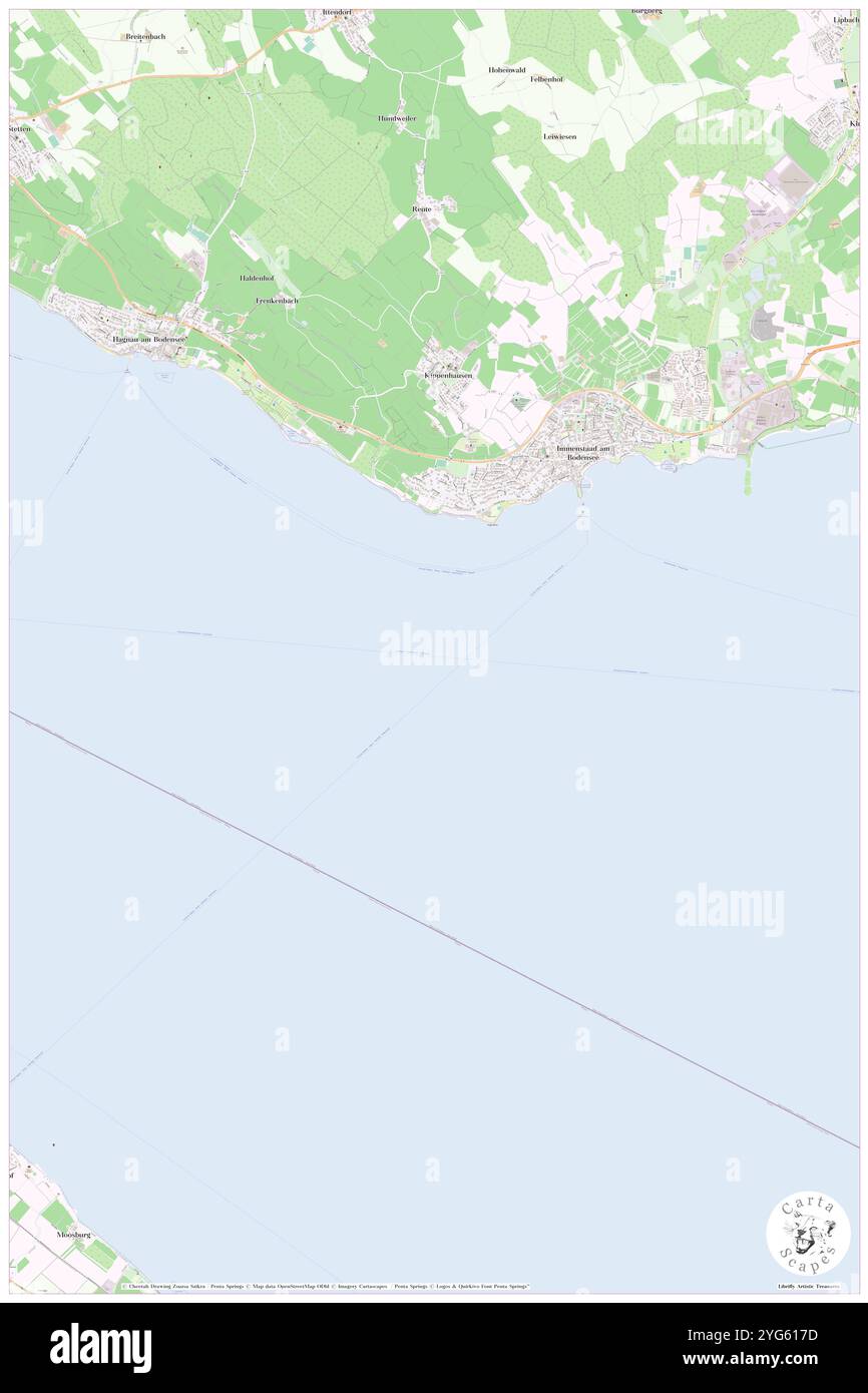 Kippenhorn, DE, Deutschland, Baden-Württemberg, N 47 38' 59''', N 9 20' 59''', Karte, Karte, Kartenausgabe 2024. Erkunden Sie Cartascapes, eine Karte, die die vielfältigen Landschaften, Kulturen und Ökosysteme der Erde enthüllt. Reisen Sie durch Zeit und Raum und entdecken Sie die Verflechtungen der Vergangenheit, Gegenwart und Zukunft unseres Planeten. Stockfoto