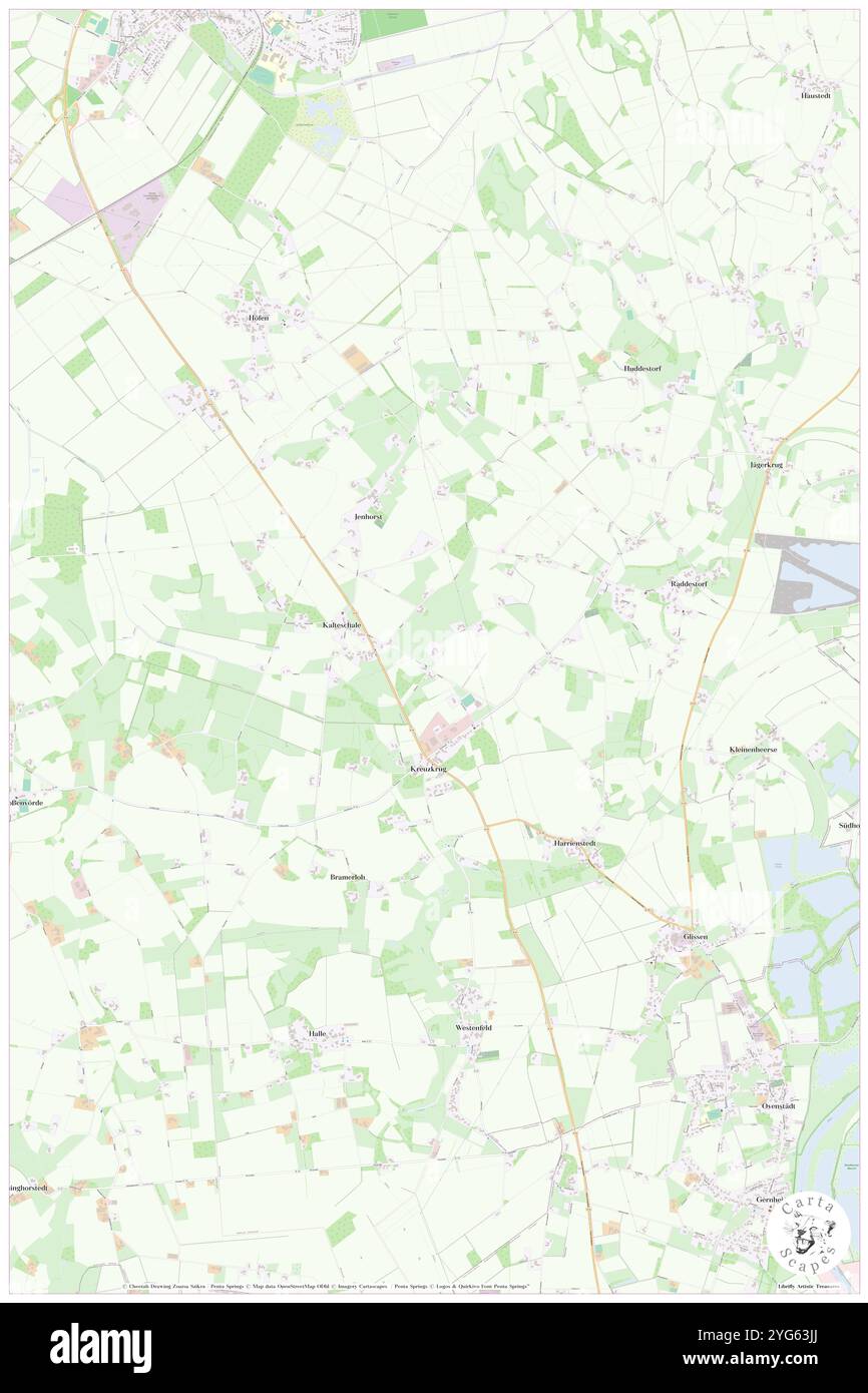 Holze, DE, Deutschland, Niedersachsen, N 52 27' 1'', N 8 55' 59''', Karte, Cartascapes Map, veröffentlicht 2024. Erkunden Sie Cartascapes, eine Karte, die die vielfältigen Landschaften, Kulturen und Ökosysteme der Erde enthüllt. Reisen Sie durch Zeit und Raum und entdecken Sie die Verflechtungen der Vergangenheit, Gegenwart und Zukunft unseres Planeten. Stockfoto