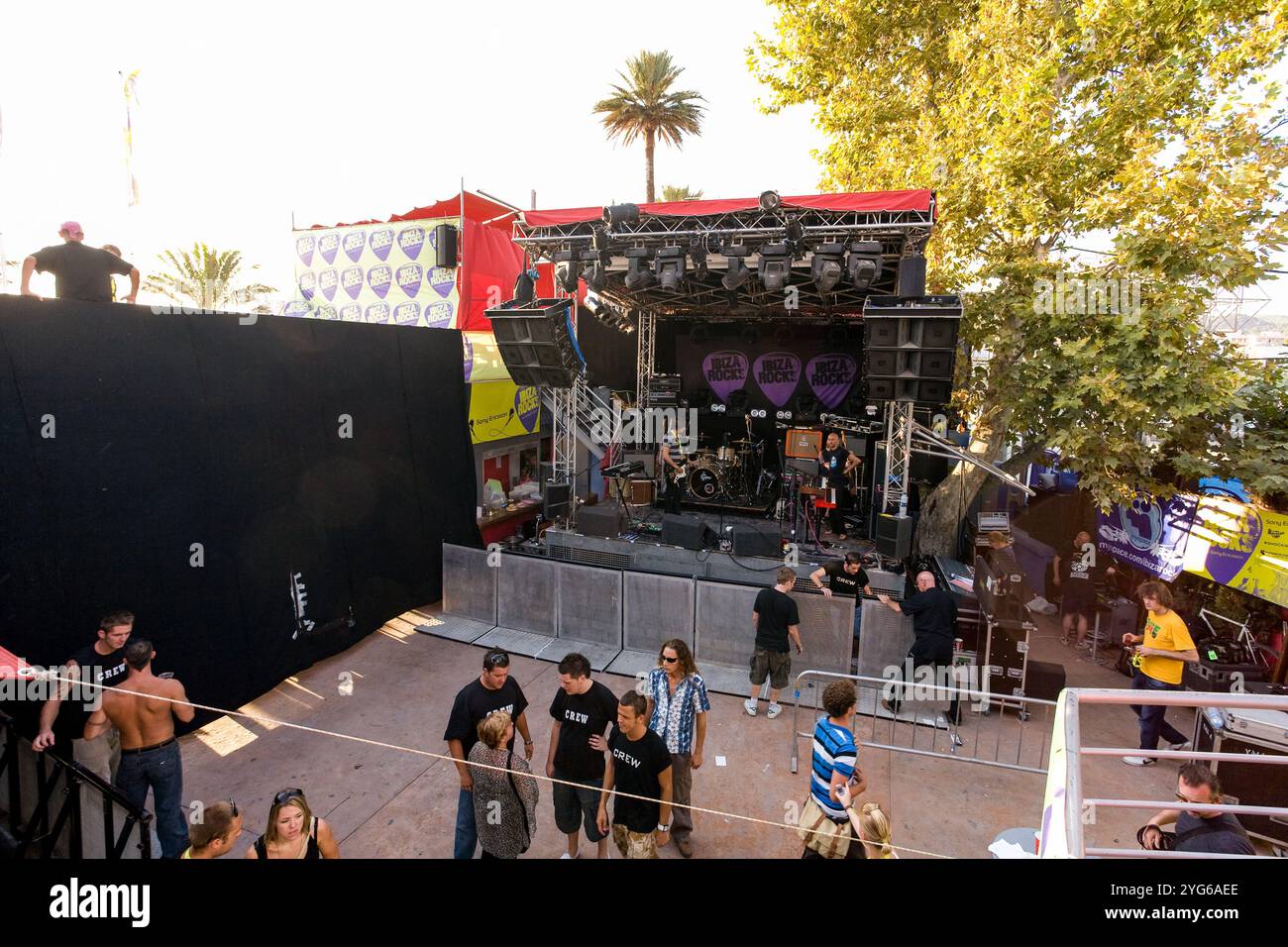 Reverend and the Makers@ Bar M, Ibiza, 9/07 Stockfoto