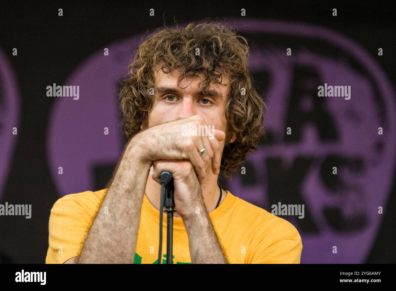 Reverend and the Makers in Bar M, 1. September 2007, San Antonio, Ibiza, Spanien. Stockfoto