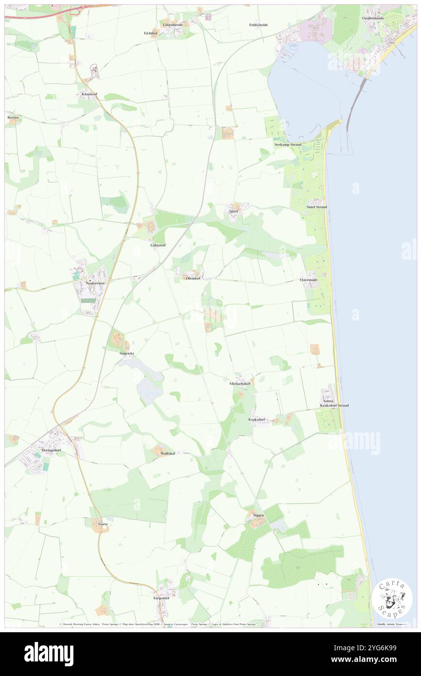 Godderstorf, DE, Deutschland, Schleswig-Holstein, N 54 19' 8''', N 11 2' 38''', Karte, Cartascapes Map veröffentlicht 2024. Erkunden Sie Cartascapes, eine Karte, die die vielfältigen Landschaften, Kulturen und Ökosysteme der Erde enthüllt. Reisen Sie durch Zeit und Raum und entdecken Sie die Verflechtungen der Vergangenheit, Gegenwart und Zukunft unseres Planeten. Stockfoto