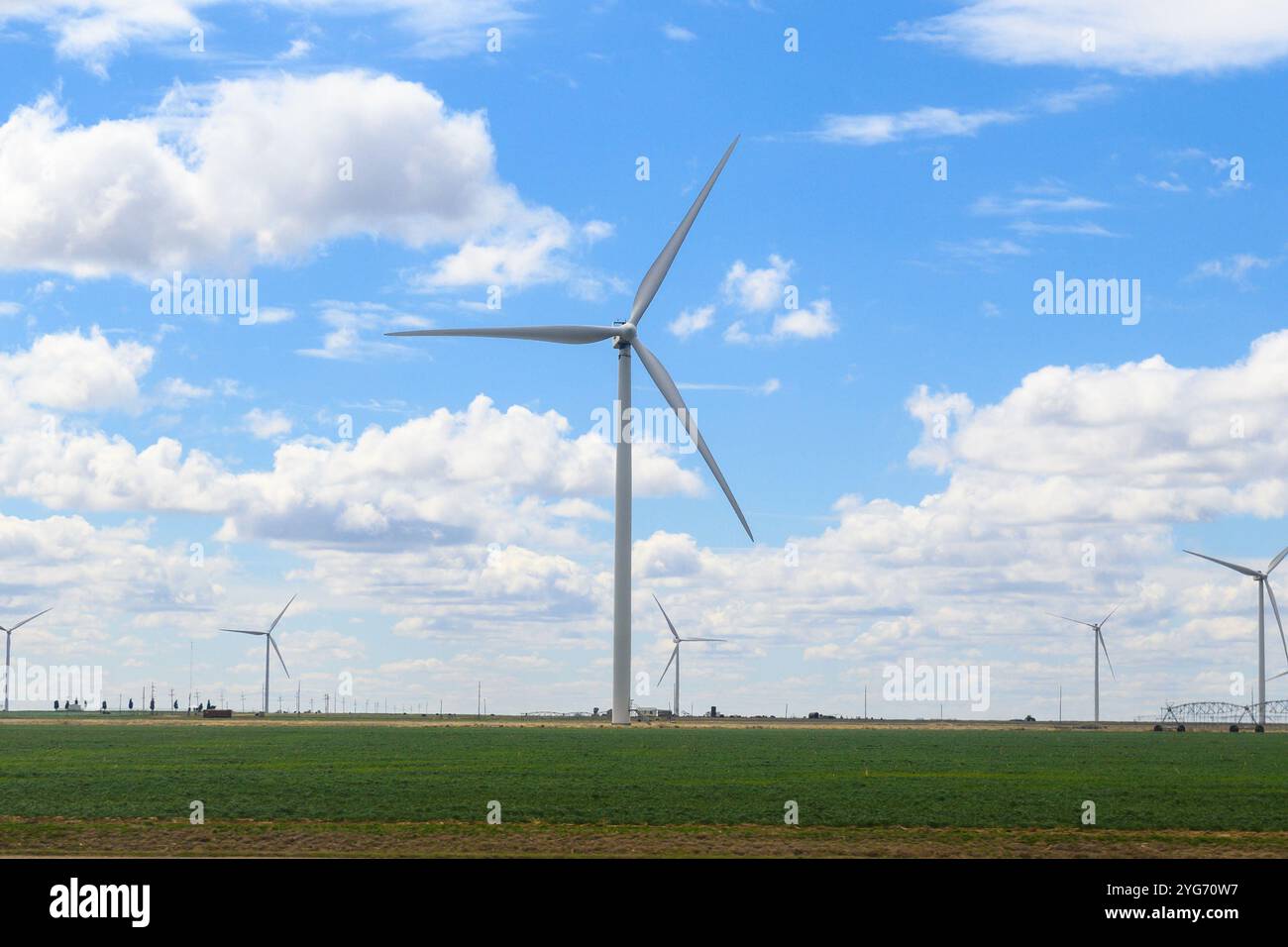 Windmühlen Stockfoto