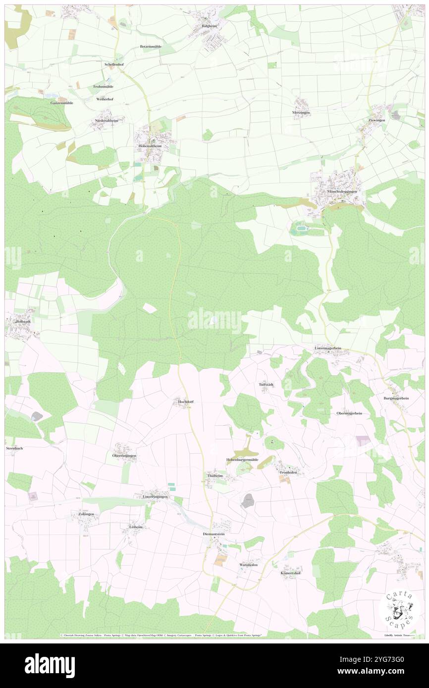 Pralatenweiher, DE, Deutschland, Bayern, N 48 45' 17'', N 10 33' 0''', Karte, Cartascapes Map, veröffentlicht 2024. Erkunden Sie Cartascapes, eine Karte, die die vielfältigen Landschaften, Kulturen und Ökosysteme der Erde enthüllt. Reisen Sie durch Zeit und Raum und entdecken Sie die Verflechtungen der Vergangenheit, Gegenwart und Zukunft unseres Planeten. Stockfoto