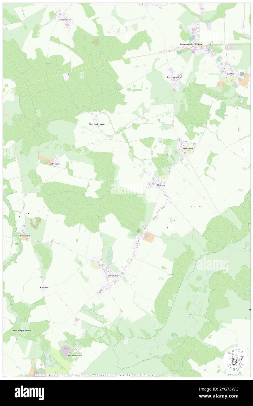 Gnewitz, DE, Deutschland, Mecklenburg-Vorpommern, N 53 17' 9'', N 13 16' 46''', Karte, Cartascapes Map veröffentlicht 2024. Erkunden Sie Cartascapes, eine Karte, die die vielfältigen Landschaften, Kulturen und Ökosysteme der Erde enthüllt. Reisen Sie durch Zeit und Raum und entdecken Sie die Verflechtungen der Vergangenheit, Gegenwart und Zukunft unseres Planeten. Stockfoto