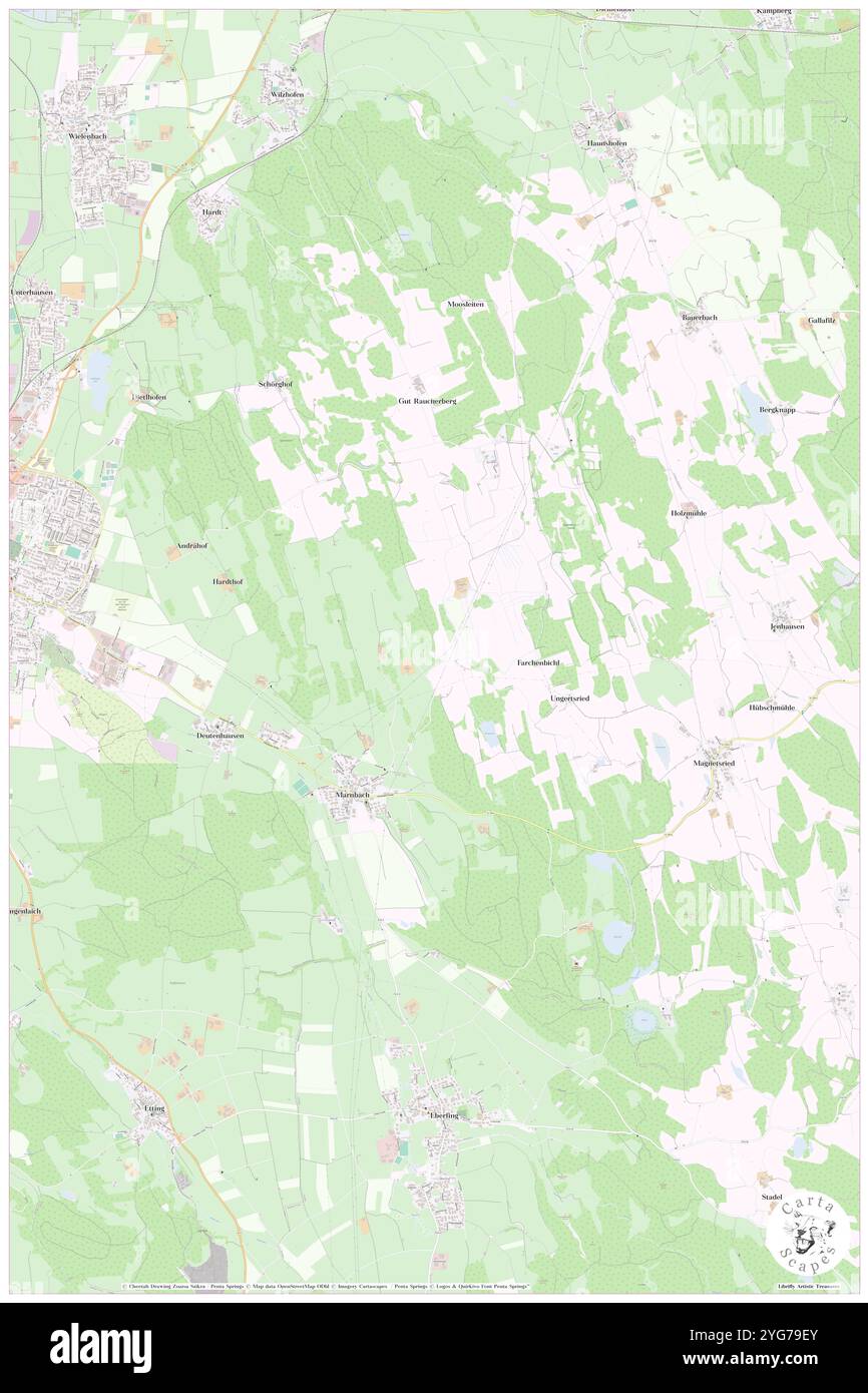 Murnauer Bach, DE, Deutschland, Bayern, N 47 49' 59''', N 11' 59''', Karte, Cartascapes Map 2024 veröffentlicht. Erkunden Sie Cartascapes, eine Karte, die die vielfältigen Landschaften, Kulturen und Ökosysteme der Erde enthüllt. Reisen Sie durch Zeit und Raum und entdecken Sie die Verflechtungen der Vergangenheit, Gegenwart und Zukunft unseres Planeten. Stockfoto