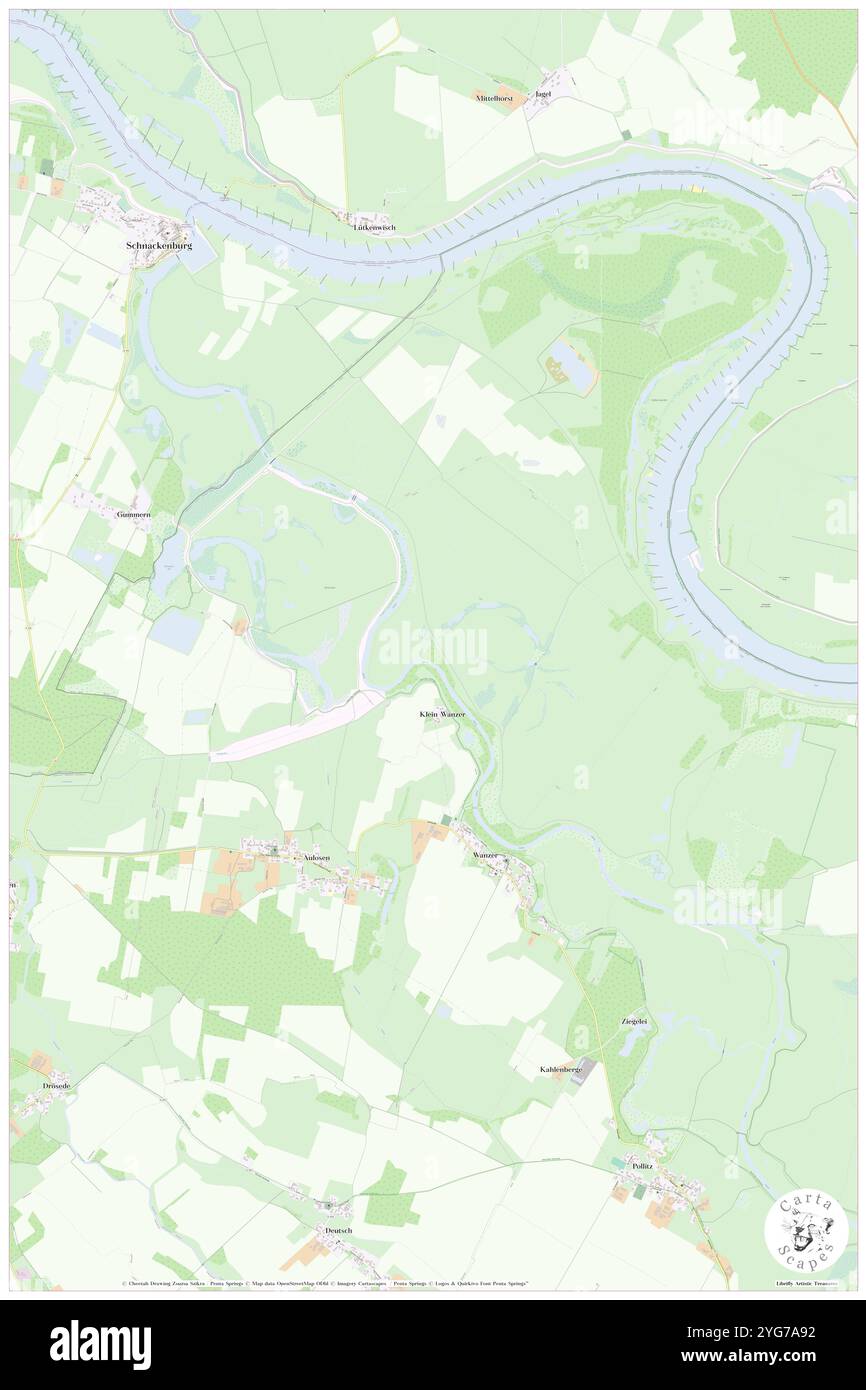 Aulosen, DE, Deutschland, Sachsen-Anhalt, N 52 59' 33''', N 11 34' 55''', Karte, Cartascapes Map veröffentlicht 2024. Erkunden Sie Cartascapes, eine Karte, die die vielfältigen Landschaften, Kulturen und Ökosysteme der Erde enthüllt. Reisen Sie durch Zeit und Raum und entdecken Sie die Verflechtungen der Vergangenheit, Gegenwart und Zukunft unseres Planeten. Stockfoto