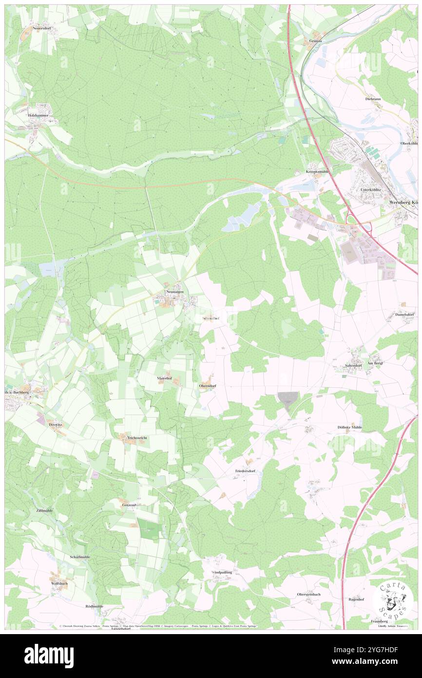 Schmalhof, Oberpfalz, DE, Deutschland, Bayern, n 49 31' 7''', N 12 6' 10''', Karte, Cartascapes Map, veröffentlicht 2024. Erkunden Sie Cartascapes, eine Karte, die die vielfältigen Landschaften, Kulturen und Ökosysteme der Erde enthüllt. Reisen Sie durch Zeit und Raum und entdecken Sie die Verflechtungen der Vergangenheit, Gegenwart und Zukunft unseres Planeten. Stockfoto