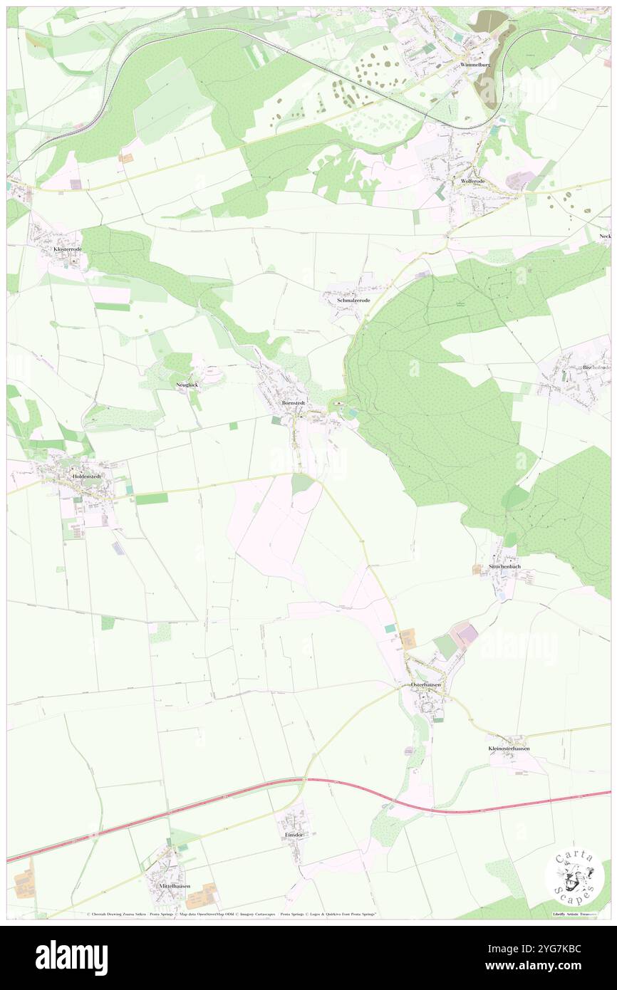 Bornstedt, DE, Deutschland, Brandenburg, N 52 24' 57'', N 13 1' 27''', Karte, Cartascapes Map, veröffentlicht 2024. Erkunden Sie Cartascapes, eine Karte, die die vielfältigen Landschaften, Kulturen und Ökosysteme der Erde enthüllt. Reisen Sie durch Zeit und Raum und entdecken Sie die Verflechtungen der Vergangenheit, Gegenwart und Zukunft unseres Planeten. Stockfoto