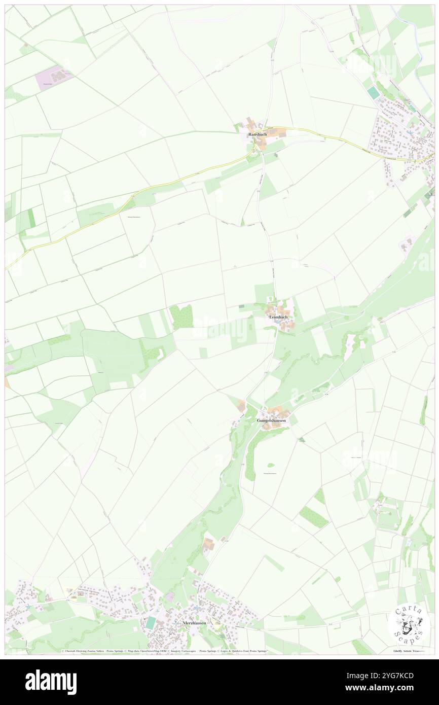 Leimbach, Deutschland, Thüringen, N 51 28' 19'', N 10 51' 9''', Karte, Cartascapes Map, veröffentlicht 2024. Erkunden Sie Cartascapes, eine Karte, die die vielfältigen Landschaften, Kulturen und Ökosysteme der Erde enthüllt. Reisen Sie durch Zeit und Raum und entdecken Sie die Verflechtungen der Vergangenheit, Gegenwart und Zukunft unseres Planeten. Stockfoto