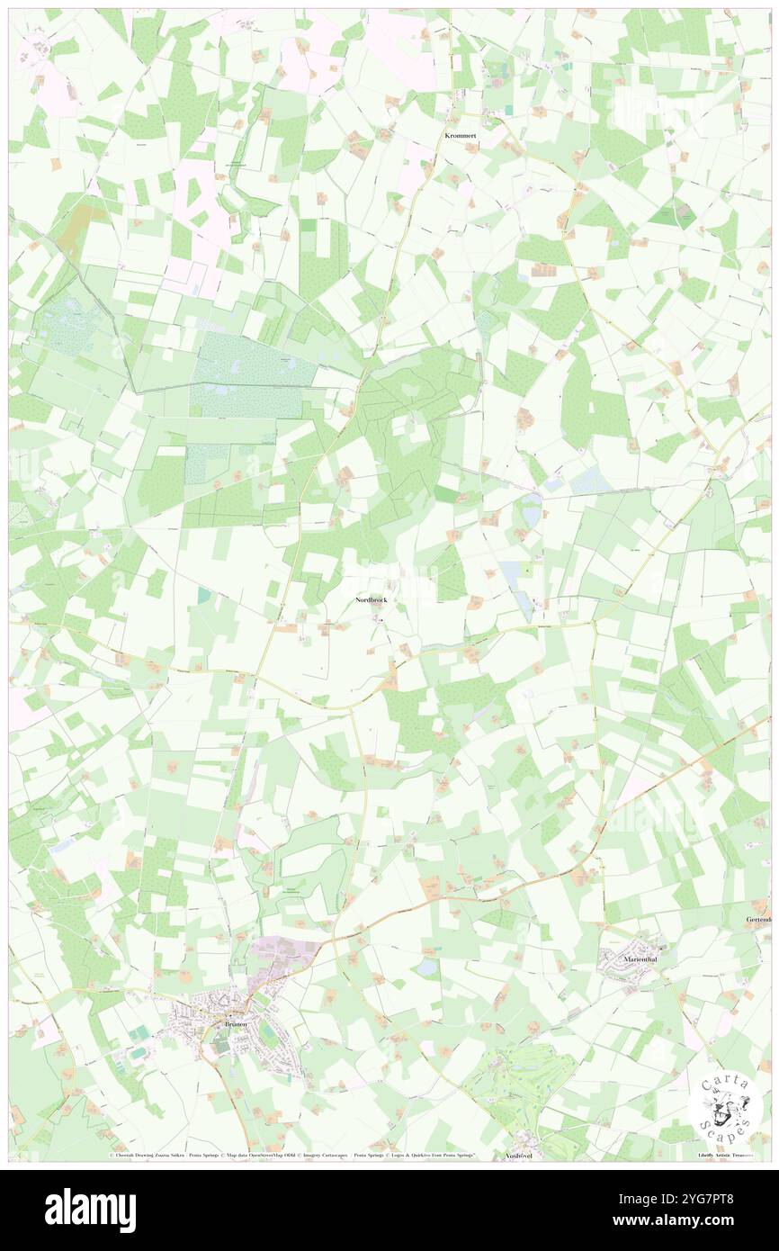 Nordbrock, Bezirk Düsseldorf, DE, Deutschland, Nordrhein-Westfalen, n 51 45' 41''', N 6 42' 6'', Karte, Cartascapes Map, veröffentlicht 2024. Erkunden Sie Cartascapes, eine Karte, die die vielfältigen Landschaften, Kulturen und Ökosysteme der Erde enthüllt. Reisen Sie durch Zeit und Raum und entdecken Sie die Verflechtungen der Vergangenheit, Gegenwart und Zukunft unseres Planeten. Stockfoto