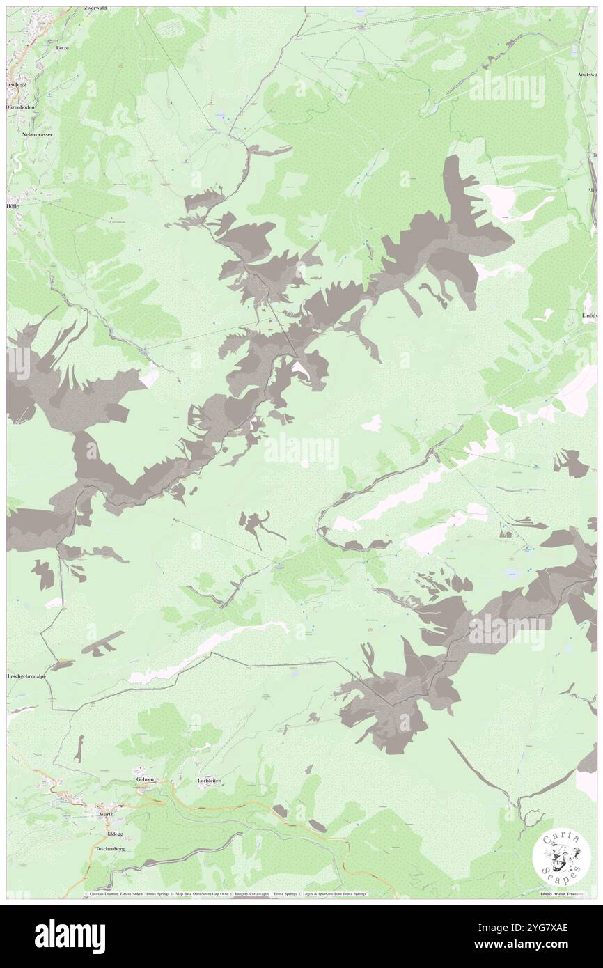 Schafalpenkopfe, DE, Deutschland, N 47 17' 59'', N 10 13' 0''', Karte, Cartascapes Map, veröffentlicht 2024. Erkunden Sie Cartascapes, eine Karte, die die vielfältigen Landschaften, Kulturen und Ökosysteme der Erde enthüllt. Reisen Sie durch Zeit und Raum und entdecken Sie die Verflechtungen der Vergangenheit, Gegenwart und Zukunft unseres Planeten. Stockfoto