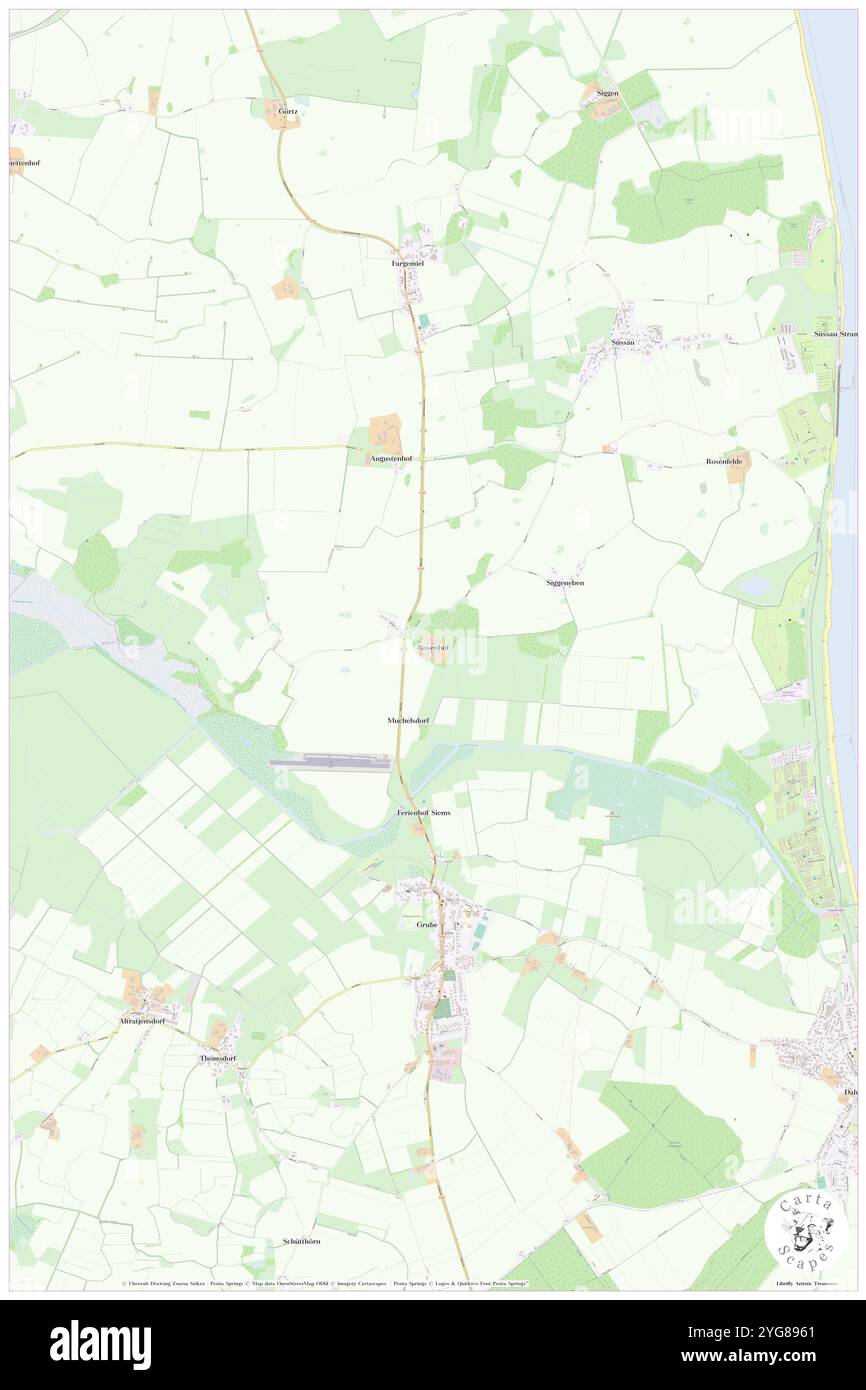 Rosenhof, DE, Deutschland, Schleswig-Holstein, N 54 15' 7''', N 11 2' 6''', Karte, Kartenbild 2024 veröffentlicht. Erkunden Sie Cartascapes, eine Karte, die die vielfältigen Landschaften, Kulturen und Ökosysteme der Erde enthüllt. Reisen Sie durch Zeit und Raum und entdecken Sie die Verflechtungen der Vergangenheit, Gegenwart und Zukunft unseres Planeten. Stockfoto