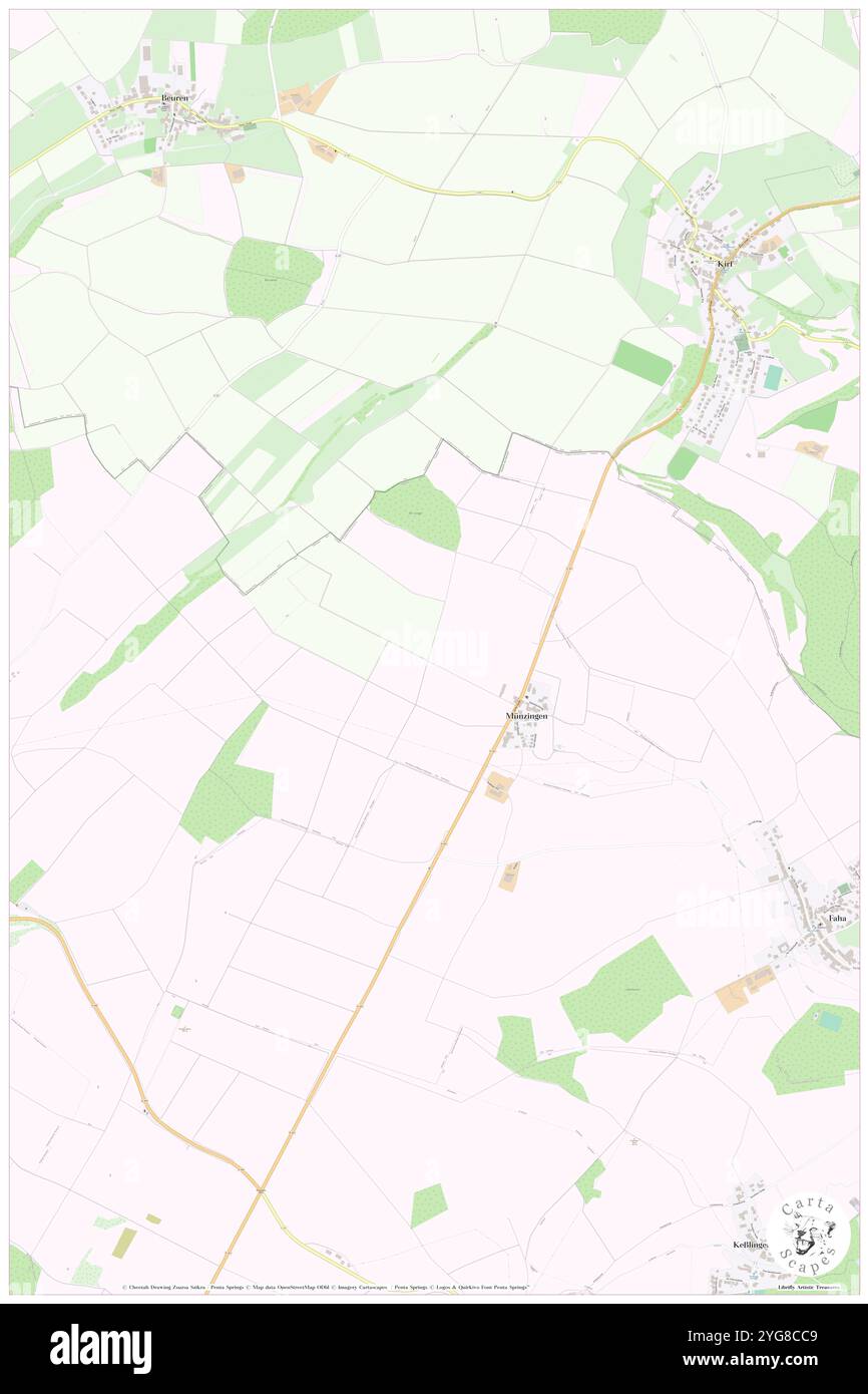 Muenzingen, Deutschland, Saarland, N 49 32' 1'', N 6 28' 7''', Karte, Cartascapes Map, veröffentlicht 2024. Erkunden Sie Cartascapes, eine Karte, die die vielfältigen Landschaften, Kulturen und Ökosysteme der Erde enthüllt. Reisen Sie durch Zeit und Raum und entdecken Sie die Verflechtungen der Vergangenheit, Gegenwart und Zukunft unseres Planeten. Stockfoto