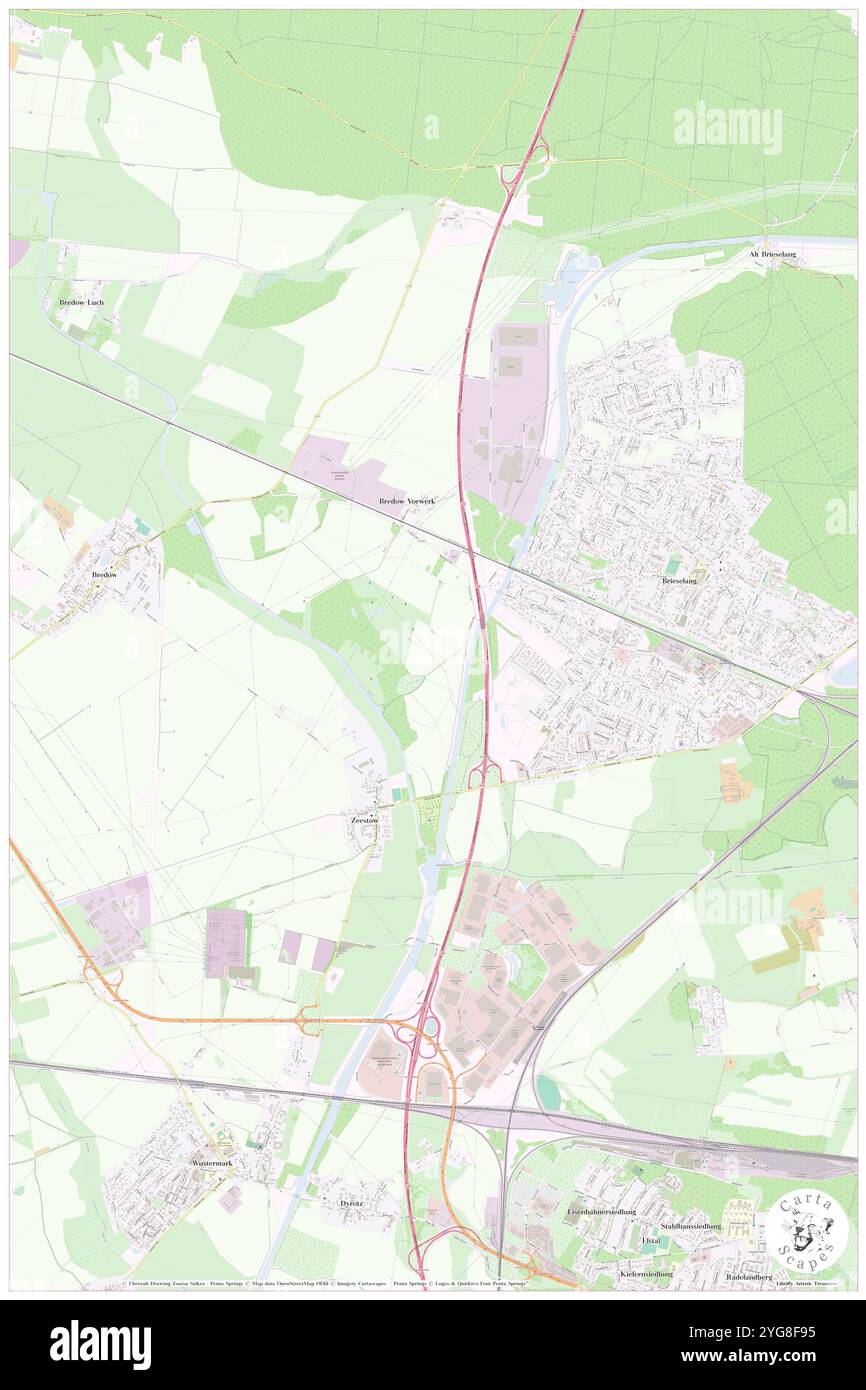 Bredower Luch, DE, Deutschland, Brandenburg, N 52 34' 59''', N 12 58' 0''', Karte, Cartascapes Map 2024 veröffentlicht. Erkunden Sie Cartascapes, eine Karte, die die vielfältigen Landschaften, Kulturen und Ökosysteme der Erde enthüllt. Reisen Sie durch Zeit und Raum und entdecken Sie die Verflechtungen der Vergangenheit, Gegenwart und Zukunft unseres Planeten. Stockfoto