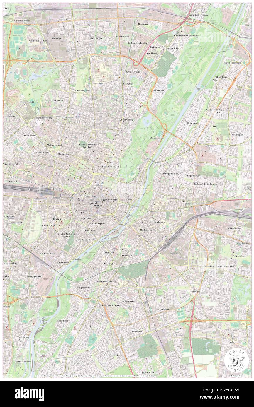 Hotel CPH ADRIA, Oberbayern, DE, Deutschland, Bayern, n 48 8' 28'', N 11 35' 16'', Karte, Cartascapes Map, veröffentlicht 2024. Erkunden Sie Cartascapes, eine Karte, die die vielfältigen Landschaften, Kulturen und Ökosysteme der Erde enthüllt. Reisen Sie durch Zeit und Raum und entdecken Sie die Verflechtungen der Vergangenheit, Gegenwart und Zukunft unseres Planeten. Stockfoto