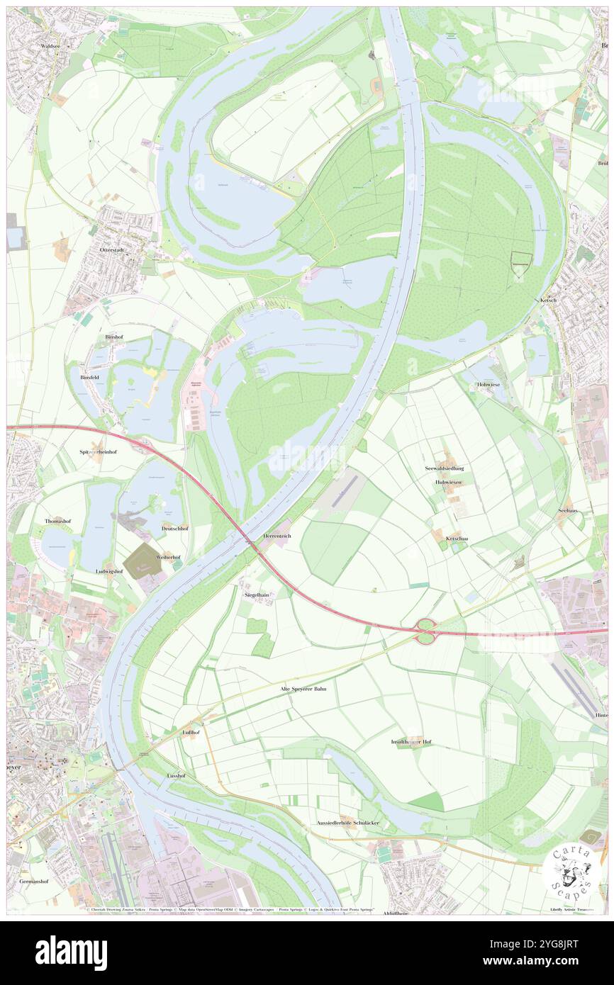 Angelwald, DE, Deutschland, Rheinland-Pfalz, N 49 21' 0'', N 8 28' 59''', Karte, Cartascapes Map veröffentlicht 2024. Erkunden Sie Cartascapes, eine Karte, die die vielfältigen Landschaften, Kulturen und Ökosysteme der Erde enthüllt. Reisen Sie durch Zeit und Raum und entdecken Sie die Verflechtungen der Vergangenheit, Gegenwart und Zukunft unseres Planeten. Stockfoto