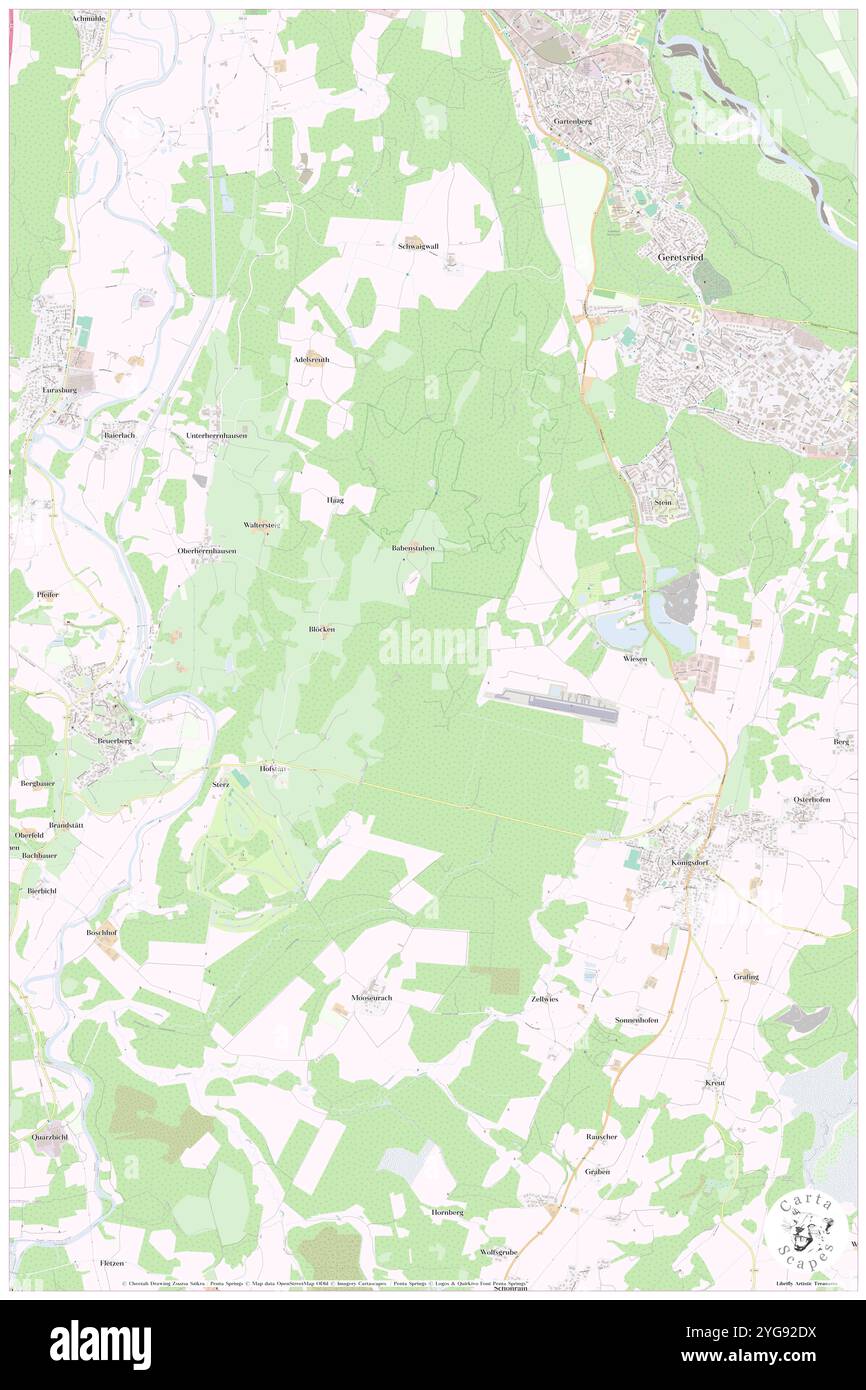 Babenstuben, Oberbayern, DE, Deutschland, Bayern, n 47 49' 59'', N 11 26' 59'', Karte, Cartascapes Map, veröffentlicht 2024. Erkunden Sie Cartascapes, eine Karte, die die vielfältigen Landschaften, Kulturen und Ökosysteme der Erde enthüllt. Reisen Sie durch Zeit und Raum und entdecken Sie die Verflechtungen der Vergangenheit, Gegenwart und Zukunft unseres Planeten. Stockfoto