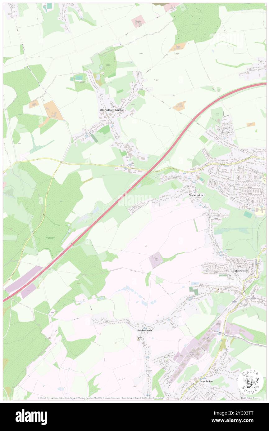 Niedersalbach, DE, Deutschland, Saarland, N 49 20' 3'', N 6 54' 40''', Karte, Kartenausgabe 2024. Erkunden Sie Cartascapes, eine Karte, die die vielfältigen Landschaften, Kulturen und Ökosysteme der Erde enthüllt. Reisen Sie durch Zeit und Raum und entdecken Sie die Verflechtungen der Vergangenheit, Gegenwart und Zukunft unseres Planeten. Stockfoto