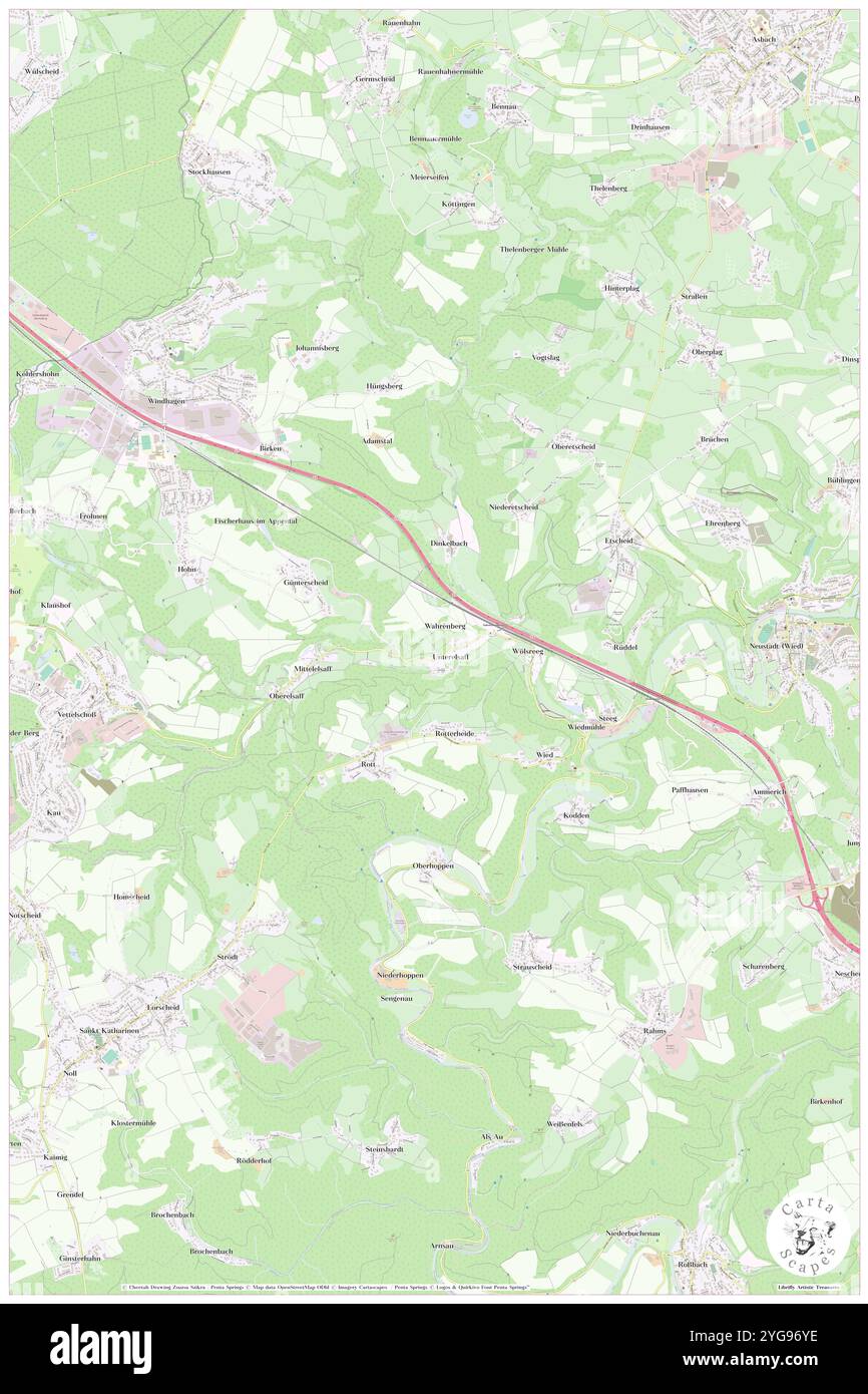 Unterelsaff, DE, Deutschland, Rheinland-Pfalz, N 50 37' 15''', N 7 23' 7''', Karte, Karte, Kartenausgabe 2024. Erkunden Sie Cartascapes, eine Karte, die die vielfältigen Landschaften, Kulturen und Ökosysteme der Erde enthüllt. Reisen Sie durch Zeit und Raum und entdecken Sie die Verflechtungen der Vergangenheit, Gegenwart und Zukunft unseres Planeten. Stockfoto