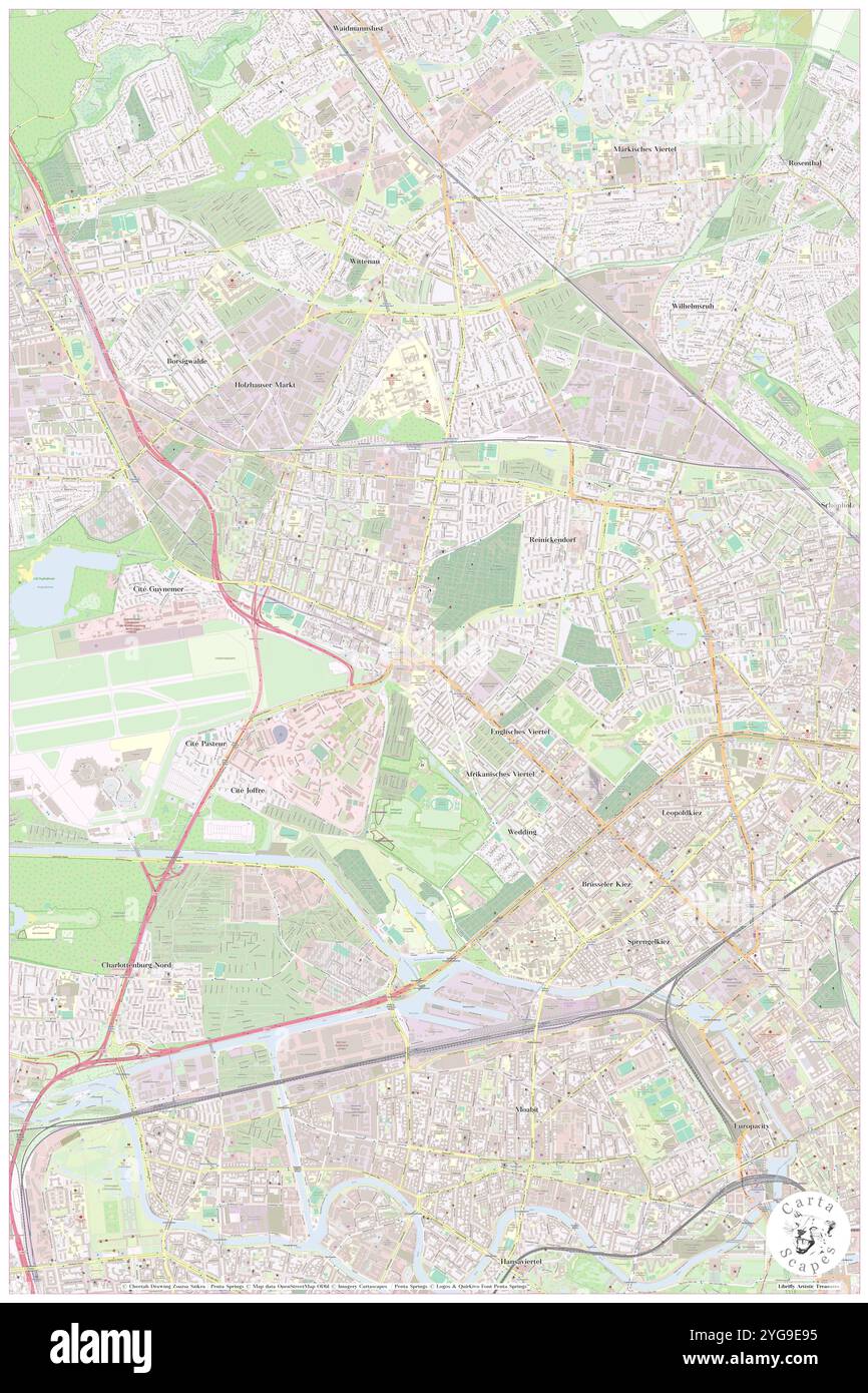 Dorint Berlin Airport Tegel, DE, Deutschland, Berlin, N 52 33' 47''', N 13 19' 53''', Karte, Cartascapes Map veröffentlicht 2024. Erkunden Sie Cartascapes, eine Karte, die die vielfältigen Landschaften, Kulturen und Ökosysteme der Erde enthüllt. Reisen Sie durch Zeit und Raum und entdecken Sie die Verflechtungen der Vergangenheit, Gegenwart und Zukunft unseres Planeten. Stockfoto