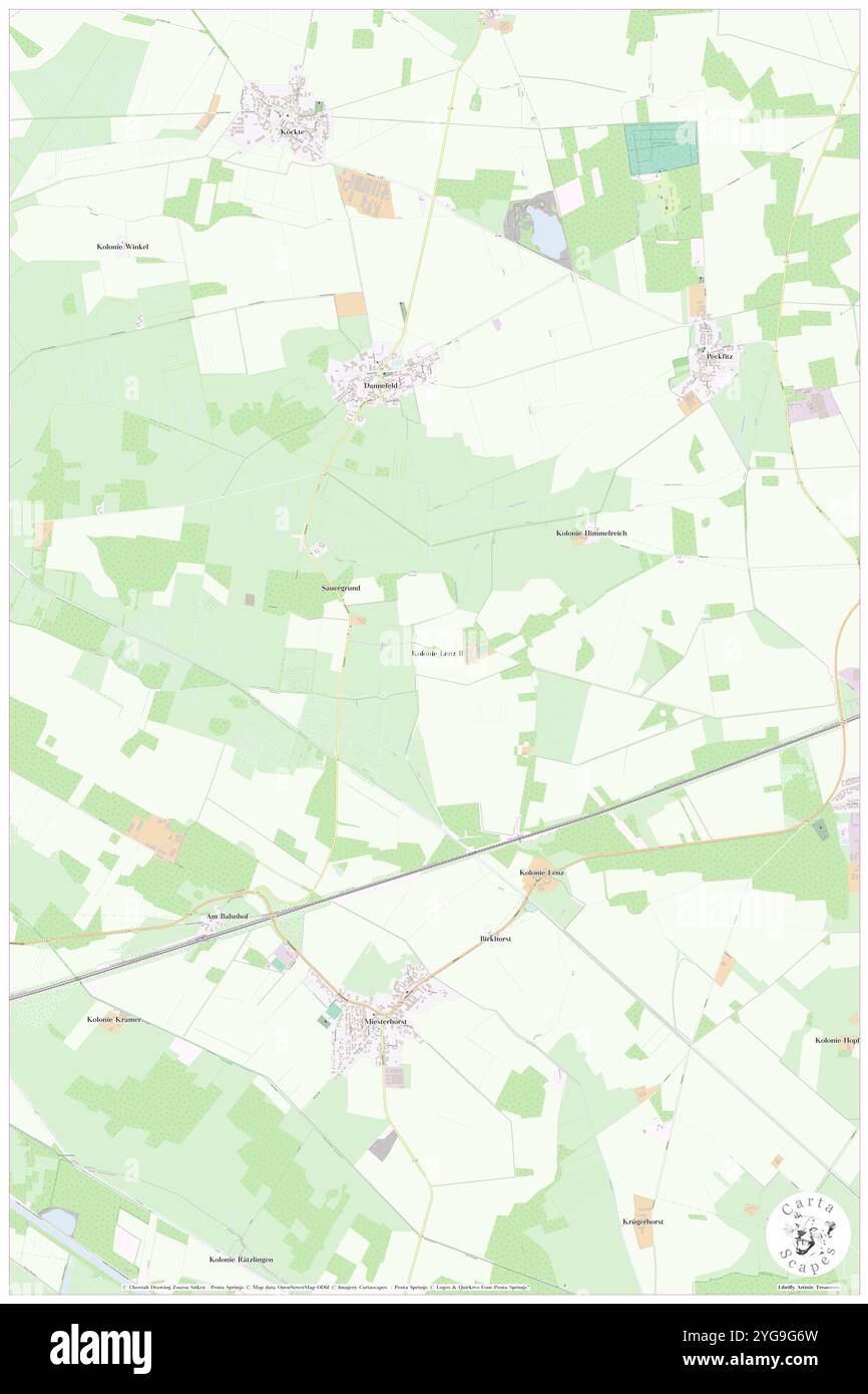 Lenzerwiesen, DE, Deutschland, Sachsen-Anhalt, N 52 29' 12''', N 11 8' 51''', Karte, Cartascapes Map veröffentlicht 2024. Erkunden Sie Cartascapes, eine Karte, die die vielfältigen Landschaften, Kulturen und Ökosysteme der Erde enthüllt. Reisen Sie durch Zeit und Raum und entdecken Sie die Verflechtungen der Vergangenheit, Gegenwart und Zukunft unseres Planeten. Stockfoto