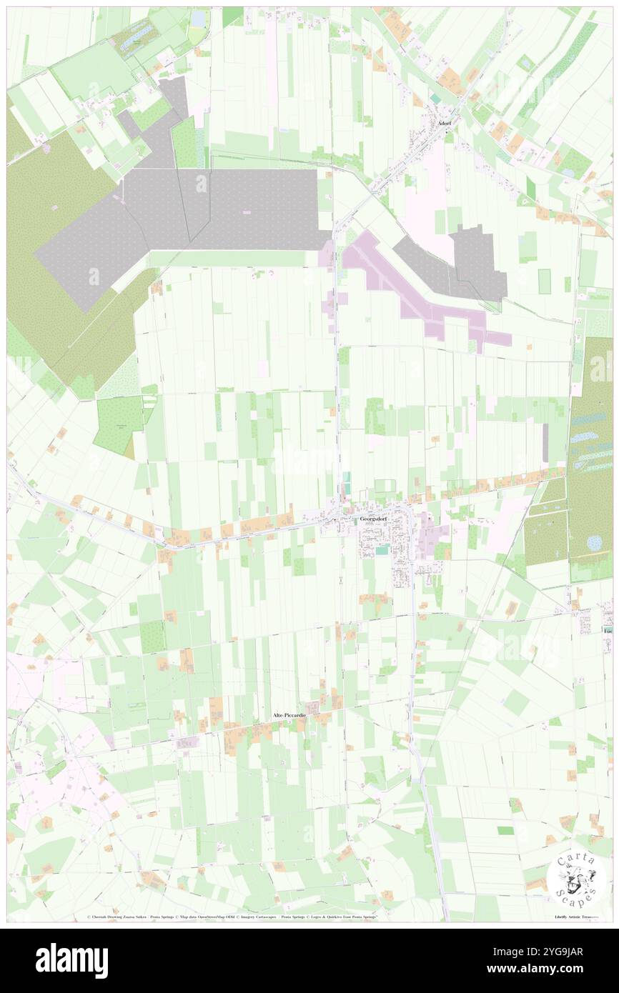 Georgsdorf, Deutschland, Niedersachsen, N 52 34' 0'', N 7 4' 59''', Karte, Cartascapes Map, veröffentlicht 2024. Erkunden Sie Cartascapes, eine Karte, die die vielfältigen Landschaften, Kulturen und Ökosysteme der Erde enthüllt. Reisen Sie durch Zeit und Raum und entdecken Sie die Verflechtungen der Vergangenheit, Gegenwart und Zukunft unseres Planeten. Stockfoto