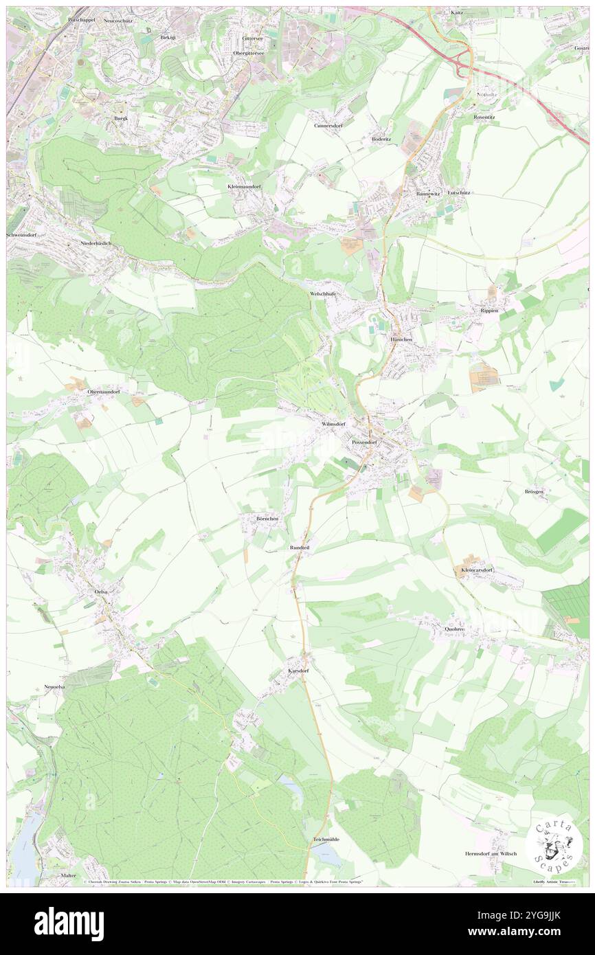 Heideberg, DE, Deutschland, Sachsen, N 50 58' 0'', N 13 41' 59''', Karte, Cartascapes Map veröffentlicht 2024. Erkunden Sie Cartascapes, eine Karte, die die vielfältigen Landschaften, Kulturen und Ökosysteme der Erde enthüllt. Reisen Sie durch Zeit und Raum und entdecken Sie die Verflechtungen der Vergangenheit, Gegenwart und Zukunft unseres Planeten. Stockfoto