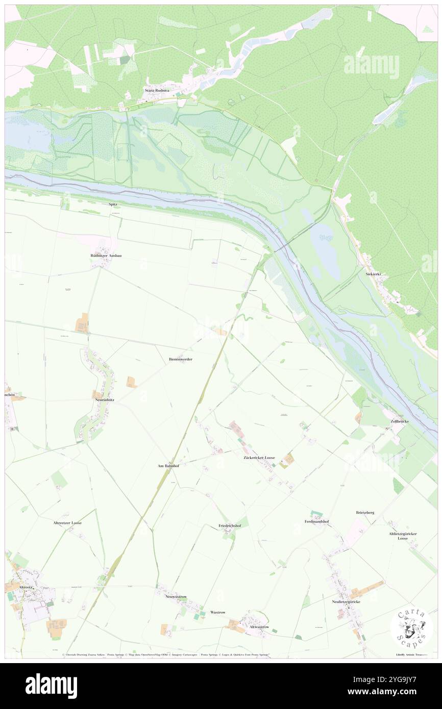 Bienenwerder, DE, Deutschland, Brandenburg, N 52 48' 3'', N 14 12' 32''', Karte, Cartascapes Map veröffentlicht 2024. Erkunden Sie Cartascapes, eine Karte, die die vielfältigen Landschaften, Kulturen und Ökosysteme der Erde enthüllt. Reisen Sie durch Zeit und Raum und entdecken Sie die Verflechtungen der Vergangenheit, Gegenwart und Zukunft unseres Planeten. Stockfoto