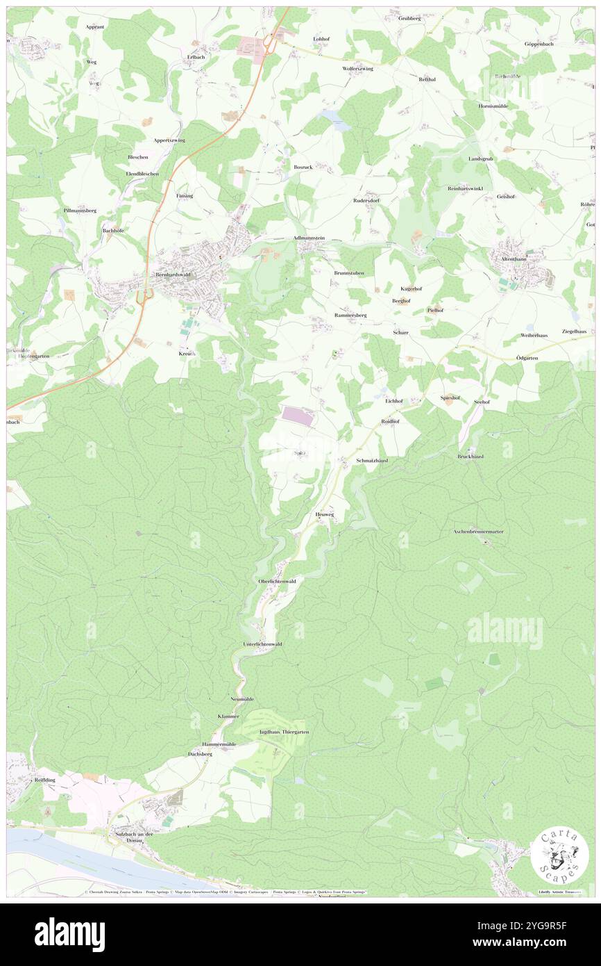 Spitze, Oberpfalz, Deutschland, Bayern, n 49 4' 17'', N 12 16' 2'', Karte, Cartascapes Map, veröffentlicht 2024. Erkunden Sie Cartascapes, eine Karte, die die vielfältigen Landschaften, Kulturen und Ökosysteme der Erde enthüllt. Reisen Sie durch Zeit und Raum und entdecken Sie die Verflechtungen der Vergangenheit, Gegenwart und Zukunft unseres Planeten. Stockfoto