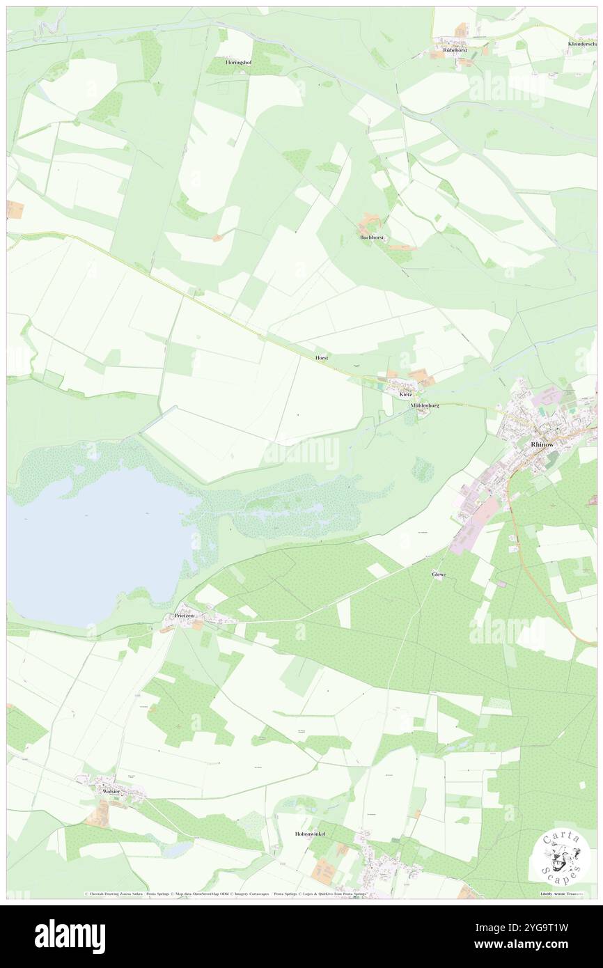 Der Kudden, DE, Deutschland, Brandenburg, N 52 45' 0''', N 12 18' 0''', Karte, Cartascapes Map, veröffentlicht 2024. Erkunden Sie Cartascapes, eine Karte, die die vielfältigen Landschaften, Kulturen und Ökosysteme der Erde enthüllt. Reisen Sie durch Zeit und Raum und entdecken Sie die Verflechtungen der Vergangenheit, Gegenwart und Zukunft unseres Planeten. Stockfoto