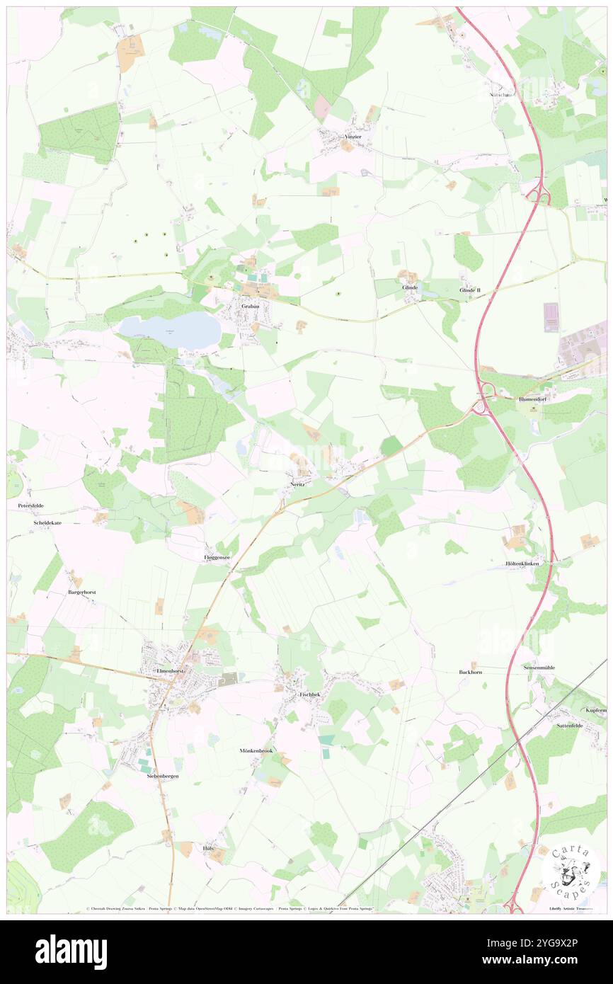 Neritz, DE, Deutschland, Schleswig-Holstein, N 53 46' 59'', N 10 16' 59''', Karte, Cartascapes Map 2024 veröffentlicht. Erkunden Sie Cartascapes, eine Karte, die die vielfältigen Landschaften, Kulturen und Ökosysteme der Erde enthüllt. Reisen Sie durch Zeit und Raum und entdecken Sie die Verflechtungen der Vergangenheit, Gegenwart und Zukunft unseres Planeten. Stockfoto