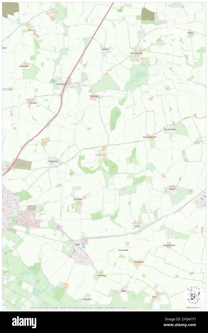 Seegalendorf, DE, Deutschland, Schleswig-Holstein, N 54 18' 42''', N 10 57' 11''', Karte, Karte, Kartenausgabe 2024. Erkunden Sie Cartascapes, eine Karte, die die vielfältigen Landschaften, Kulturen und Ökosysteme der Erde enthüllt. Reisen Sie durch Zeit und Raum und entdecken Sie die Verflechtungen der Vergangenheit, Gegenwart und Zukunft unseres Planeten. Stockfoto