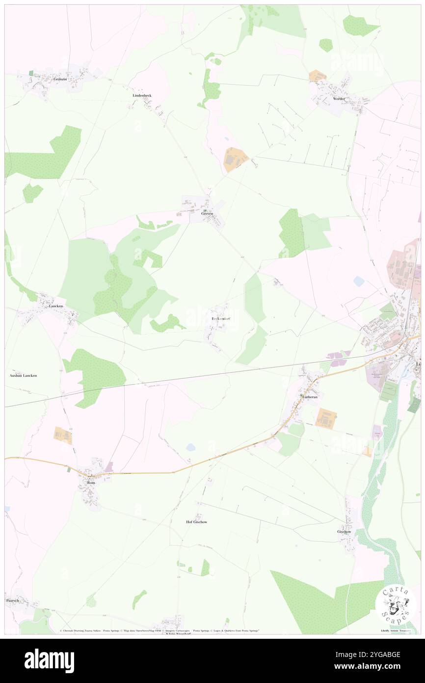 Beckendorf, DE, Deutschland, Mecklenburg-Vorpommern, N 53 28' 4''', N 11 58' 43''', Karte, Kartenbild 2024 veröffentlicht. Erkunden Sie Cartascapes, eine Karte, die die vielfältigen Landschaften, Kulturen und Ökosysteme der Erde enthüllt. Reisen Sie durch Zeit und Raum und entdecken Sie die Verflechtungen der Vergangenheit, Gegenwart und Zukunft unseres Planeten. Stockfoto