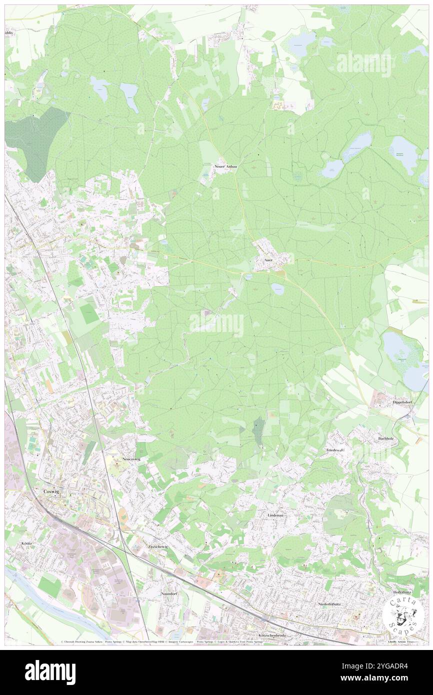 Friedewald, Deutschland, Sachsen, N 51 9' 5''', N 13 37' 3''', Karte, Cartascapes Map, veröffentlicht 2024. Erkunden Sie Cartascapes, eine Karte, die die vielfältigen Landschaften, Kulturen und Ökosysteme der Erde enthüllt. Reisen Sie durch Zeit und Raum und entdecken Sie die Verflechtungen der Vergangenheit, Gegenwart und Zukunft unseres Planeten. Stockfoto