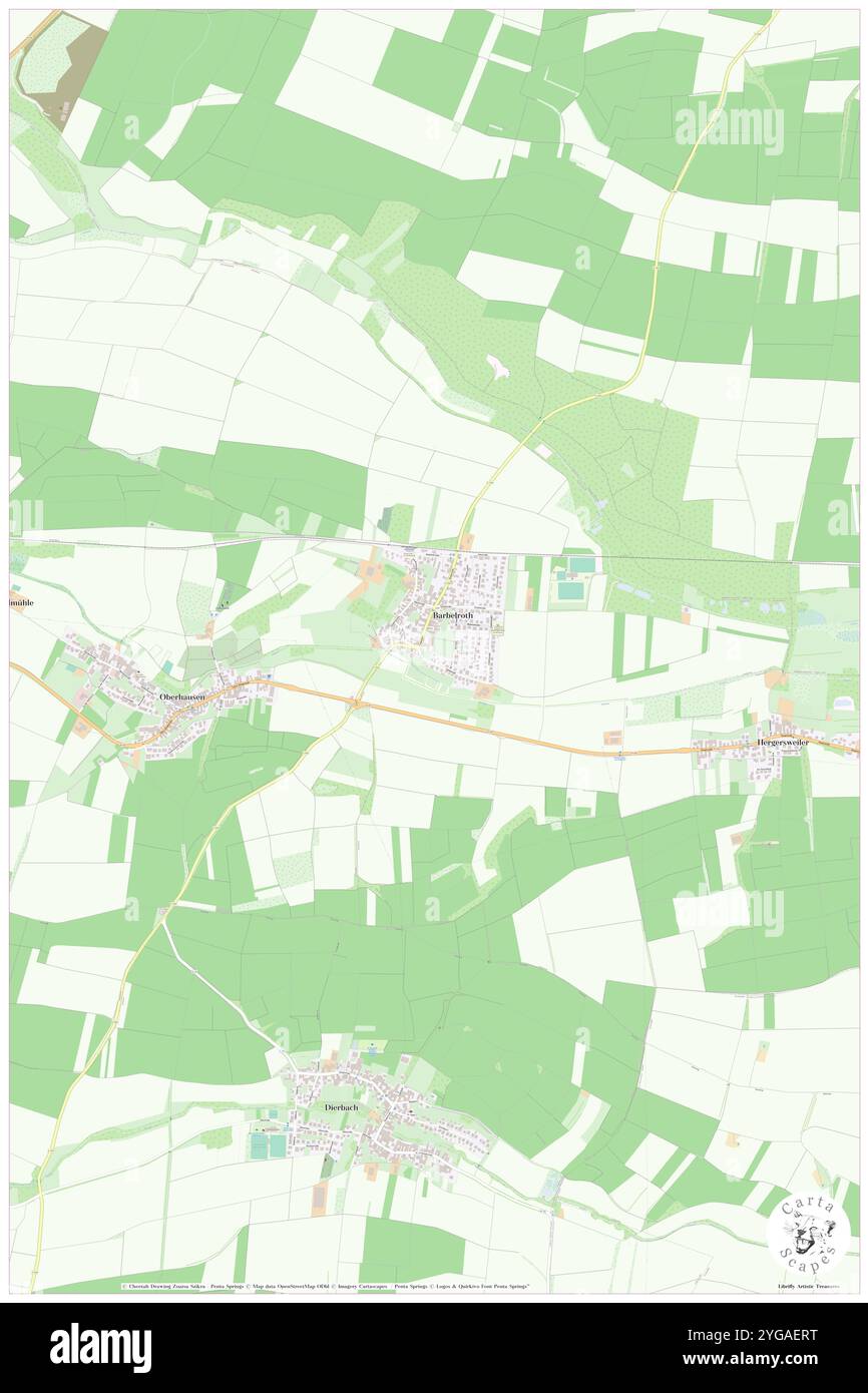 Barbelroth, DE, Deutschland, Rheinland-Pfalz, N 49 5' 56''', N 8 4' 9''', Karte, Cartascapes Map veröffentlicht 2024. Erkunden Sie Cartascapes, eine Karte, die die vielfältigen Landschaften, Kulturen und Ökosysteme der Erde enthüllt. Reisen Sie durch Zeit und Raum und entdecken Sie die Verflechtungen der Vergangenheit, Gegenwart und Zukunft unseres Planeten. Stockfoto