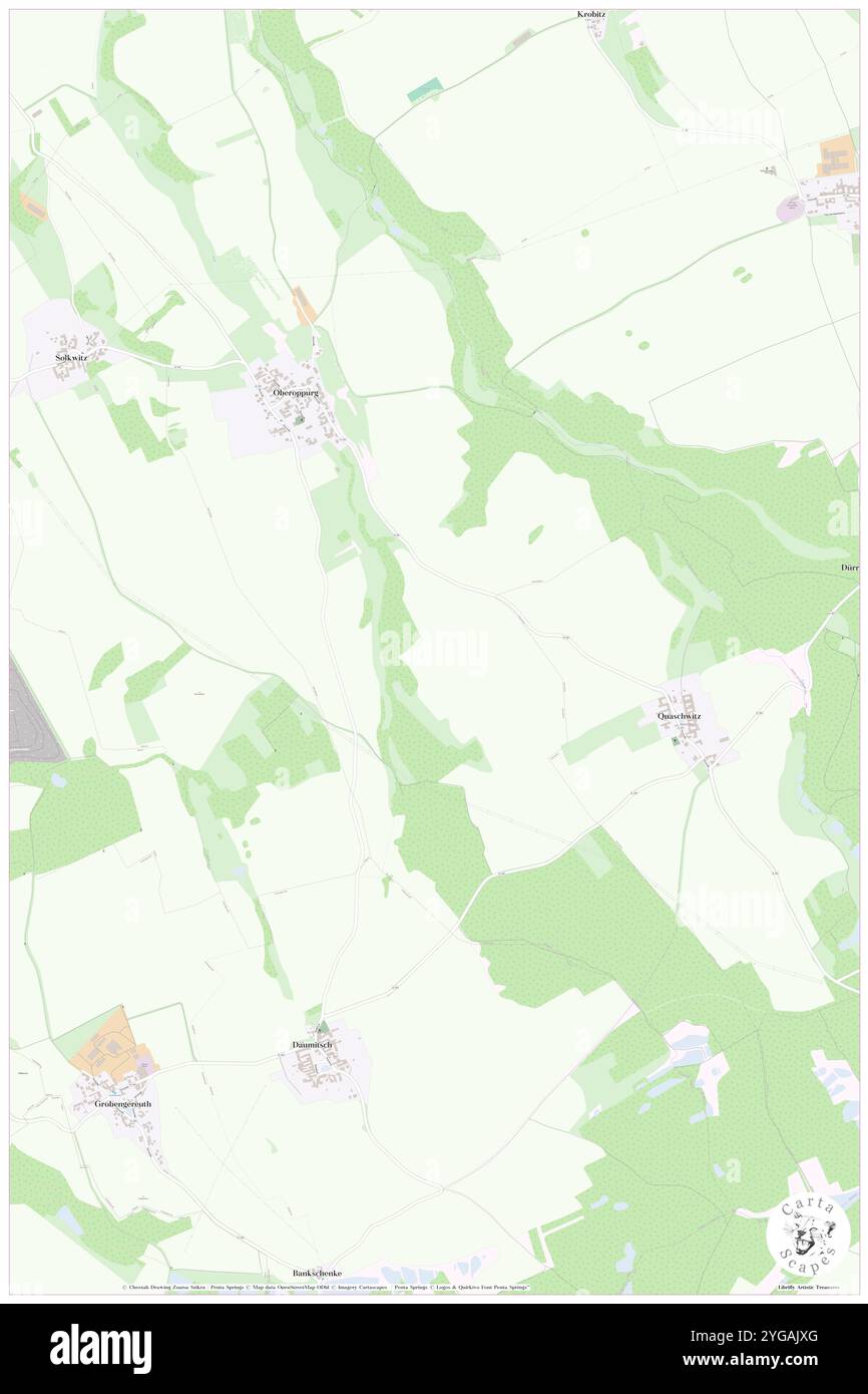 Oberoppurg, Deutschland, Thüringen, N 50 42' 0''', N 11 40' 59''', Karte, Karte, Kartenausgabe 2024. Erkunden Sie Cartascapes, eine Karte, die die vielfältigen Landschaften, Kulturen und Ökosysteme der Erde enthüllt. Reisen Sie durch Zeit und Raum und entdecken Sie die Verflechtungen der Vergangenheit, Gegenwart und Zukunft unseres Planeten. Stockfoto