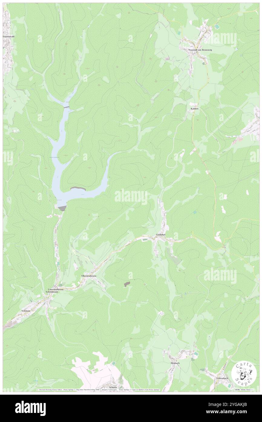 Schwefelkopf, DE, Deutschland, Thüringen, N 50 32' 43''', N 10 54' 29''', Karte, Karte, Kartenausgabe 2024. Erkunden Sie Cartascapes, eine Karte, die die vielfältigen Landschaften, Kulturen und Ökosysteme der Erde enthüllt. Reisen Sie durch Zeit und Raum und entdecken Sie die Verflechtungen der Vergangenheit, Gegenwart und Zukunft unseres Planeten. Stockfoto